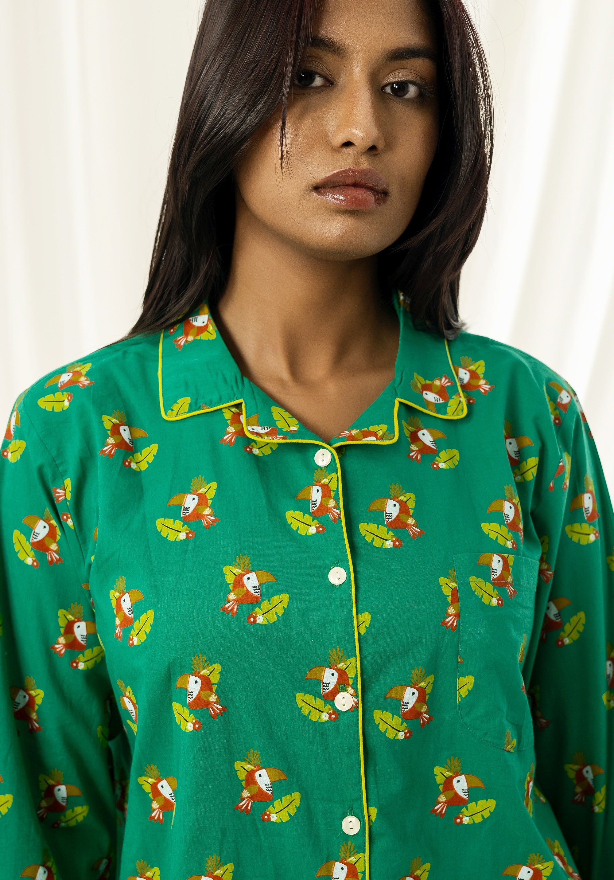 Premium cotton Women Nightsuit Tucan