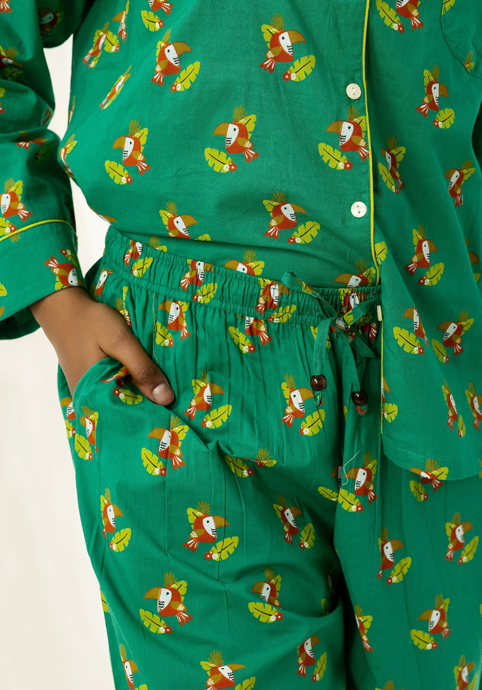 Premium cotton Women Nightsuit Tucan