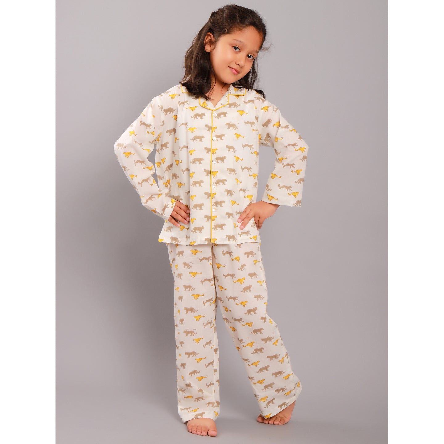 Leopard Unisex Night Suit