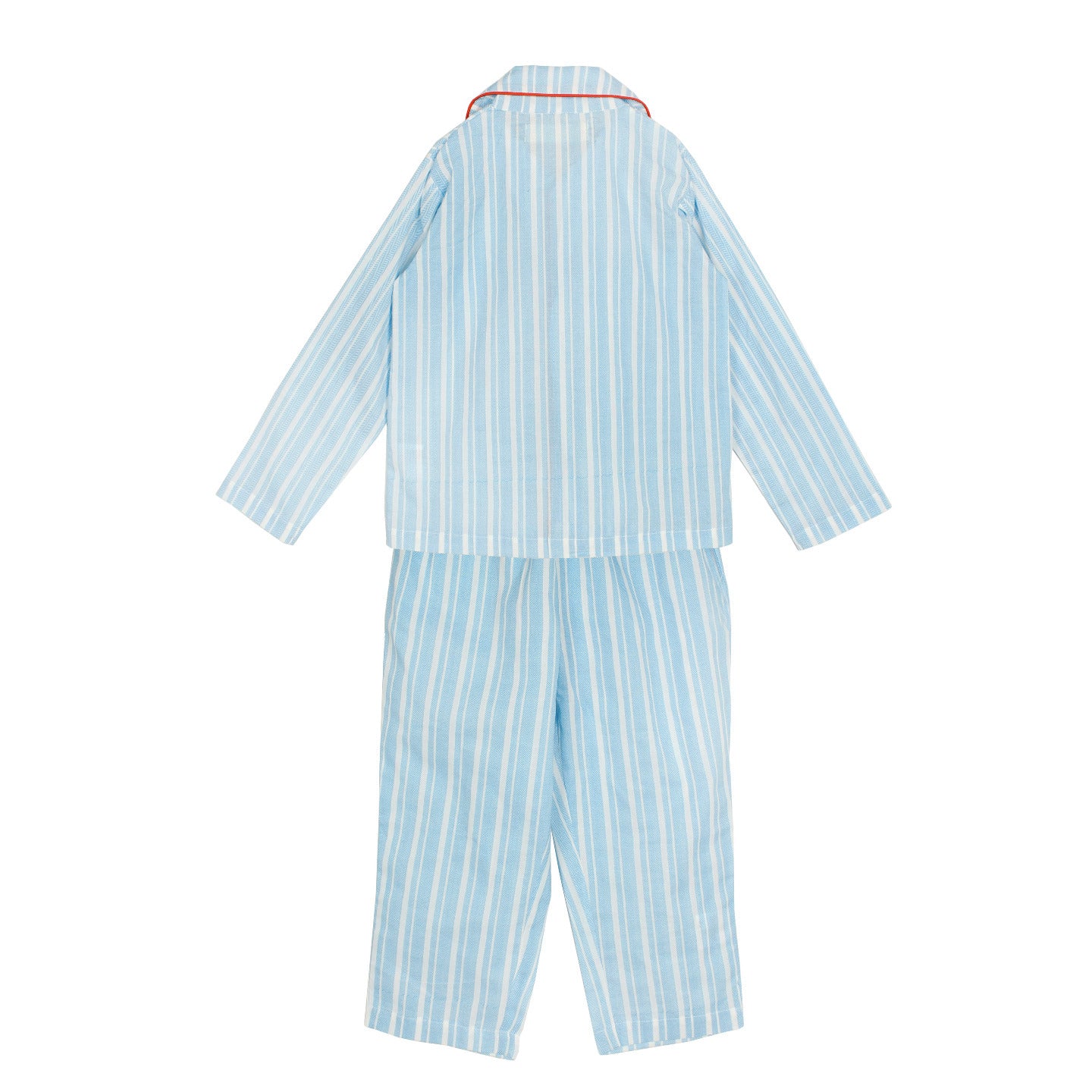 Printed Unisex Night Suit Chevron Stripe Blue