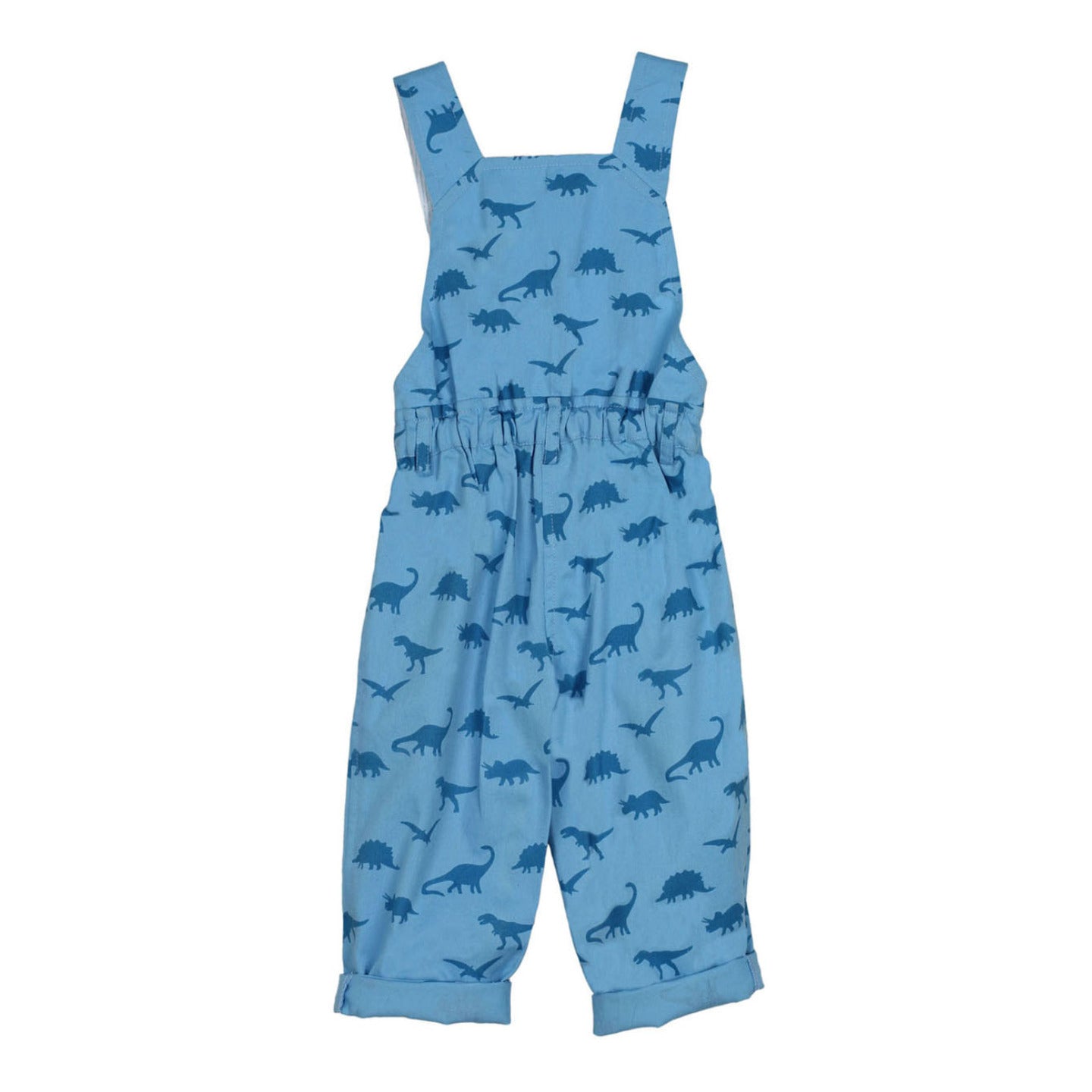 Printed Twill Dungree Dino Blue