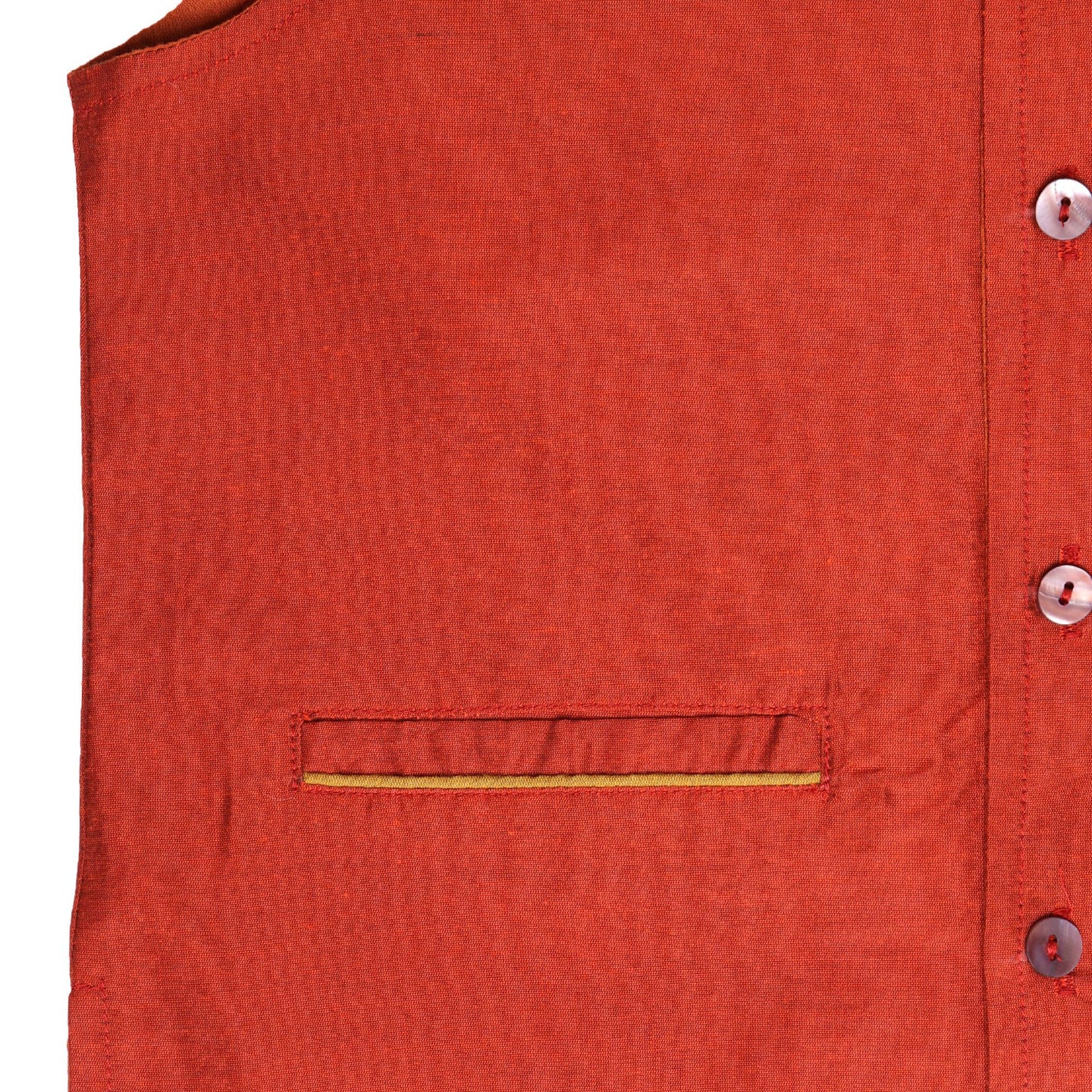 Boy's Nehru Jacket Rust