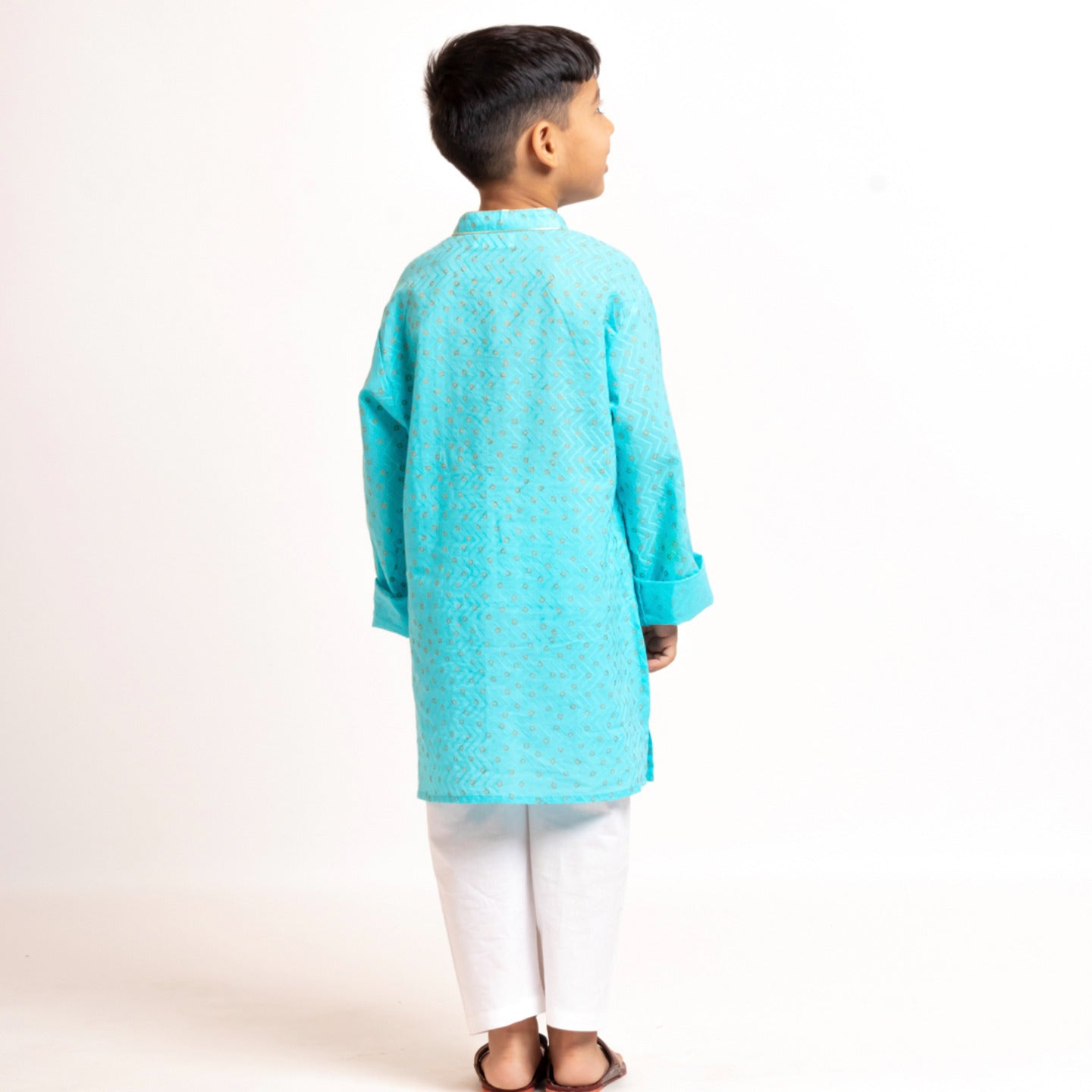 Boy's kurta Pyjama Set Turq