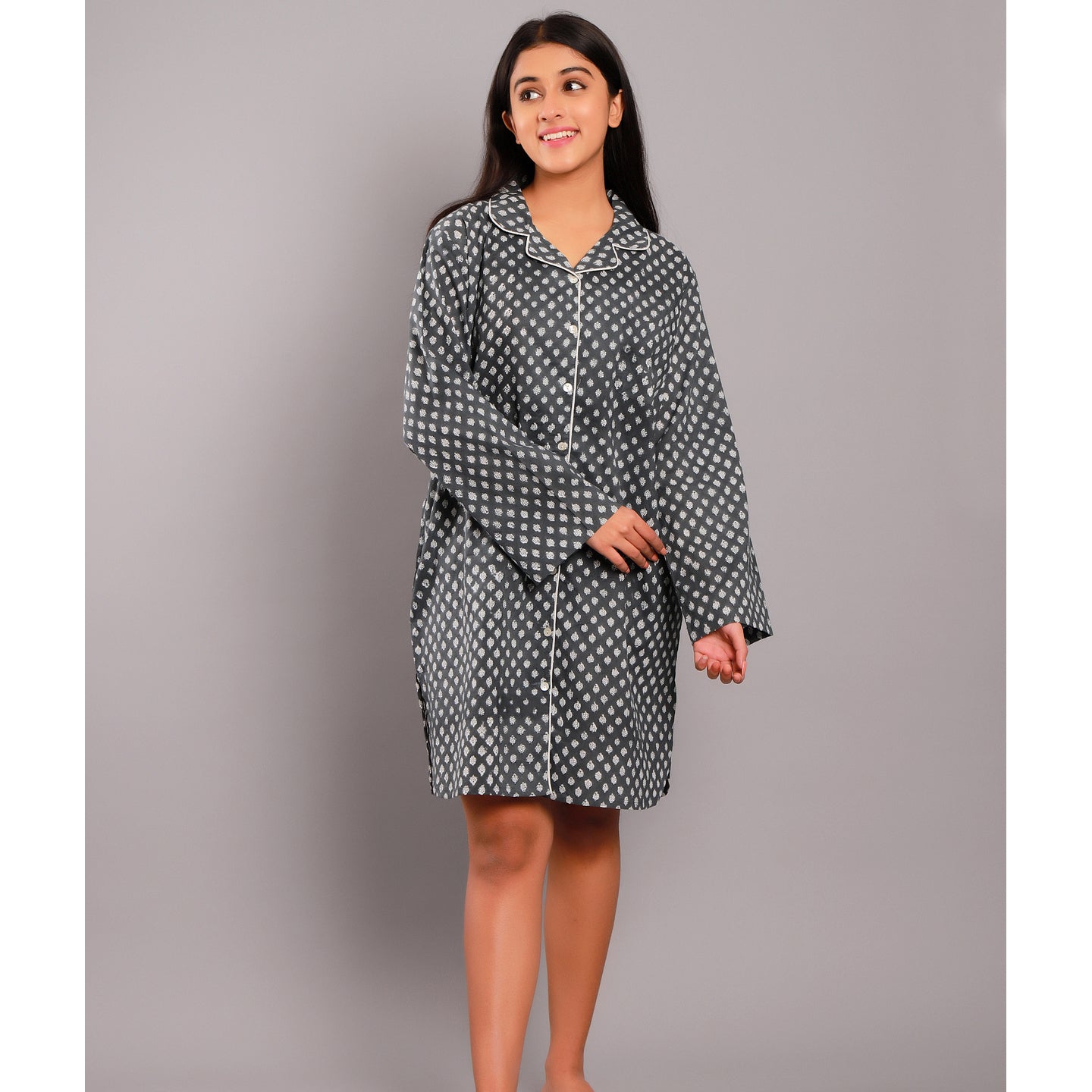 Nora Night Shirt Black