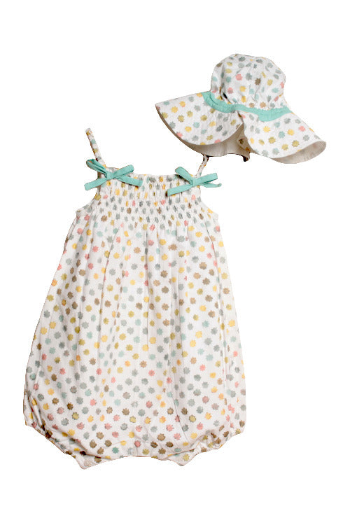 Yellow Star Esmee Romper + Hat