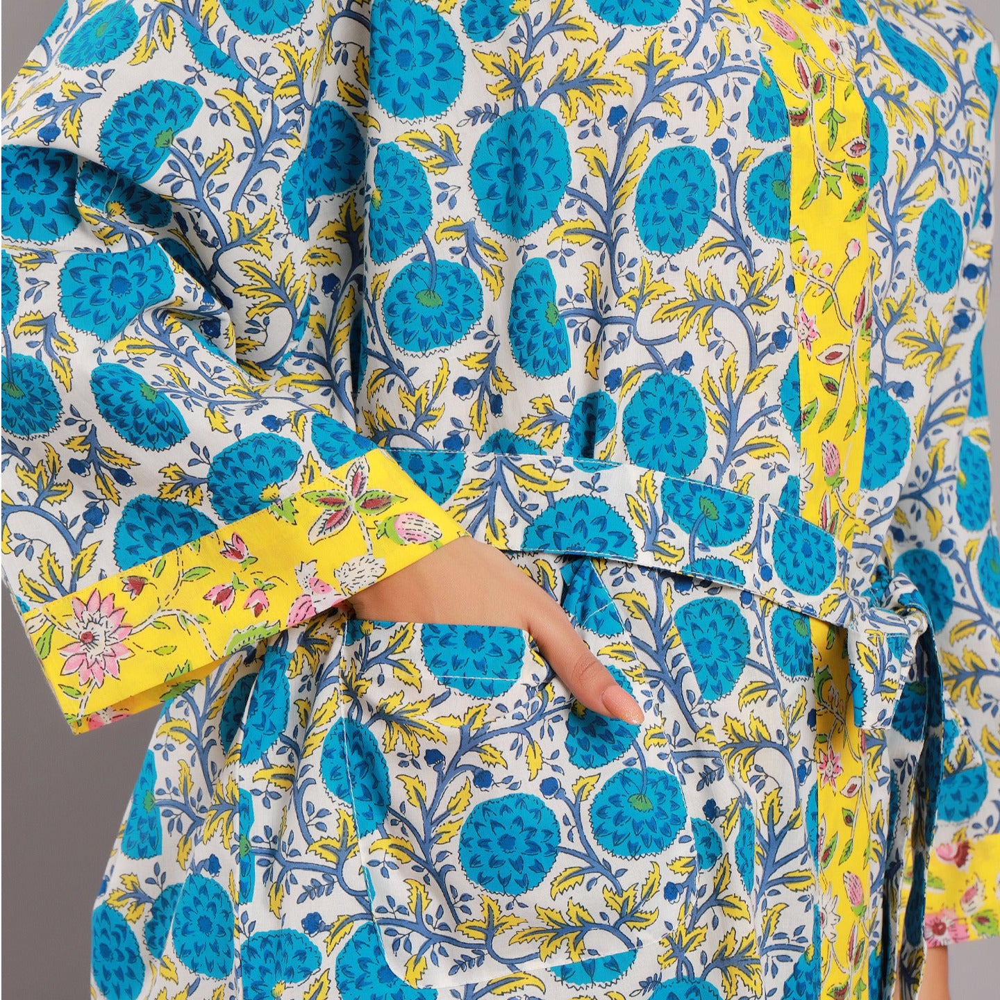 Marigold Robe Blue