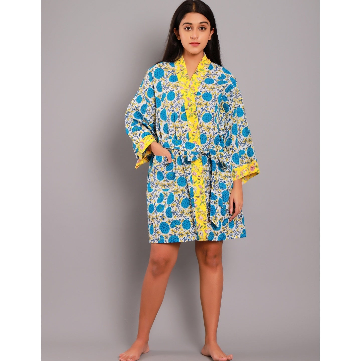 Marigold Robe Blue
