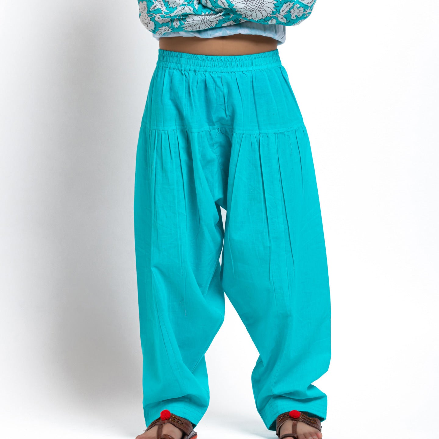 Papiha Kurta Set Turq Jaal