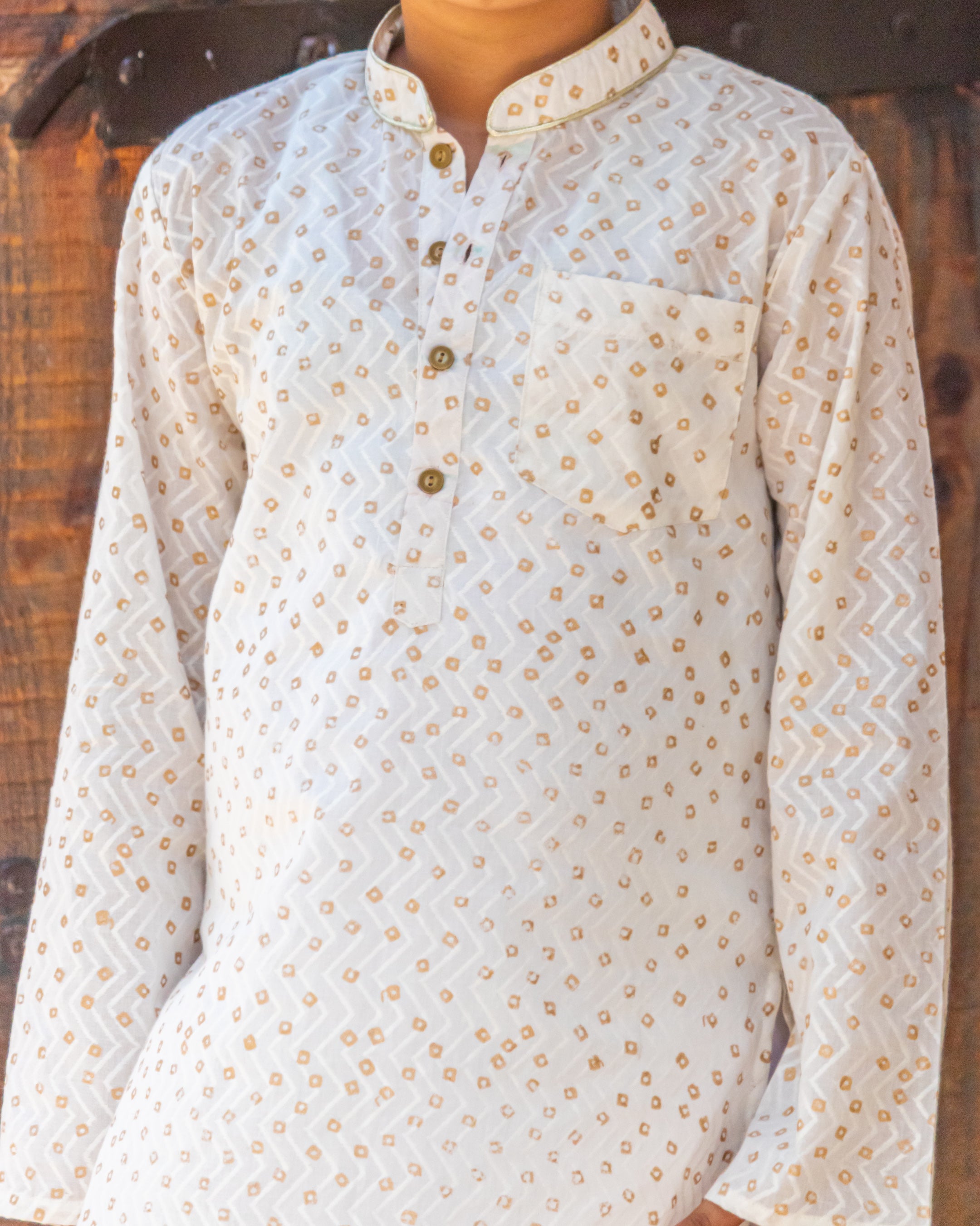 Boy's kurta Pyjama Set White