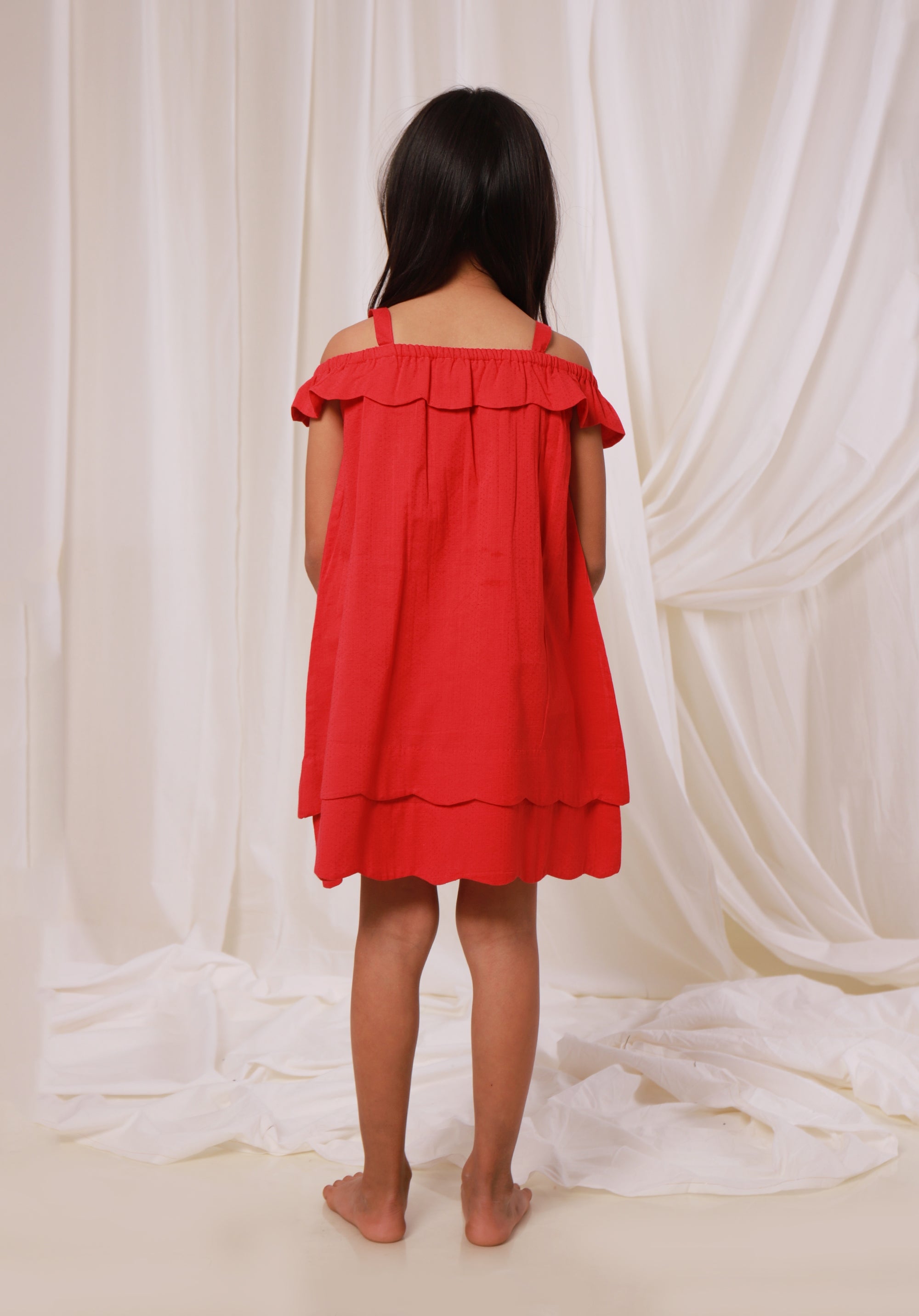 Girl's Block printed Dress Misha