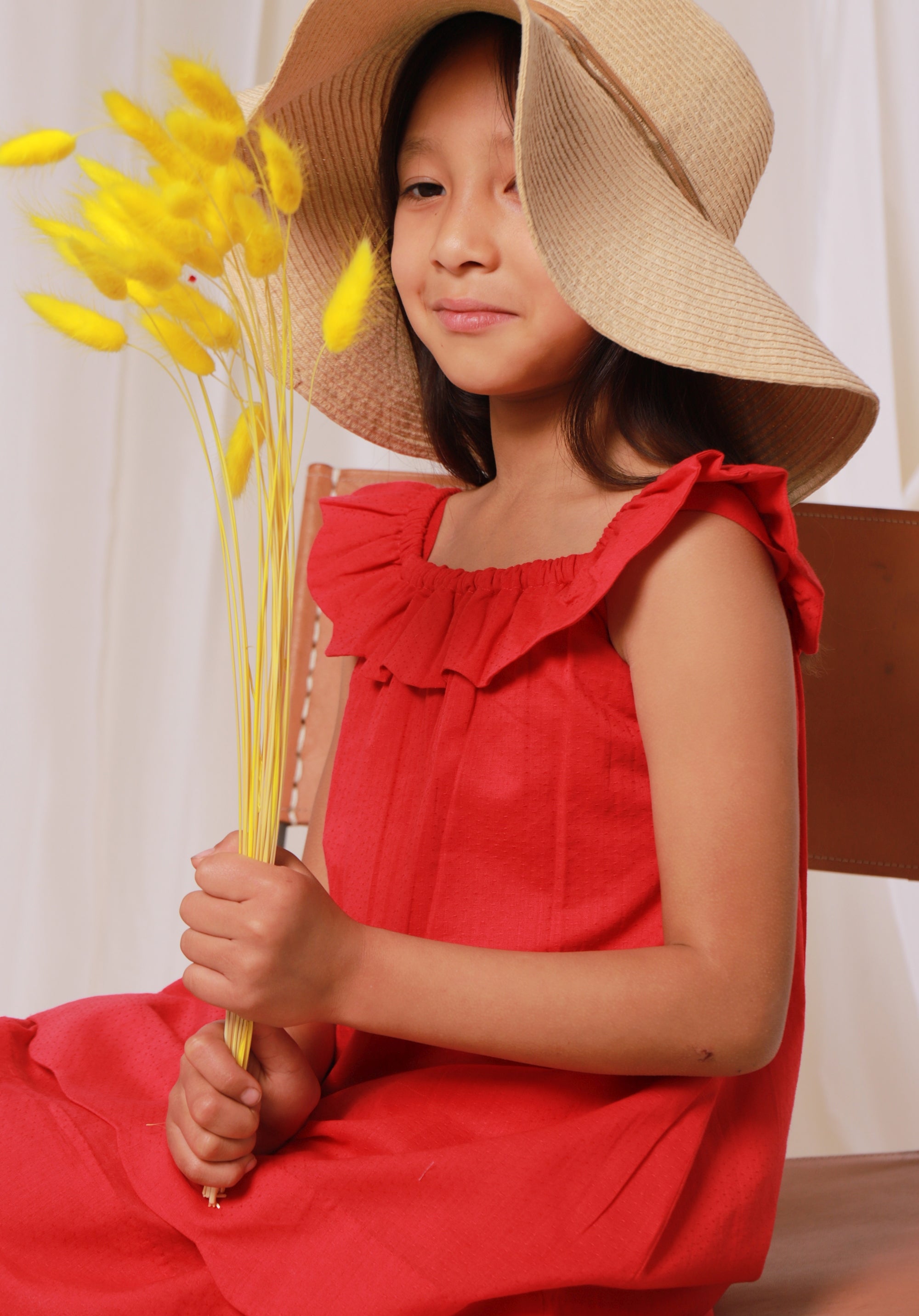 Girl's Block printed Dress Misha