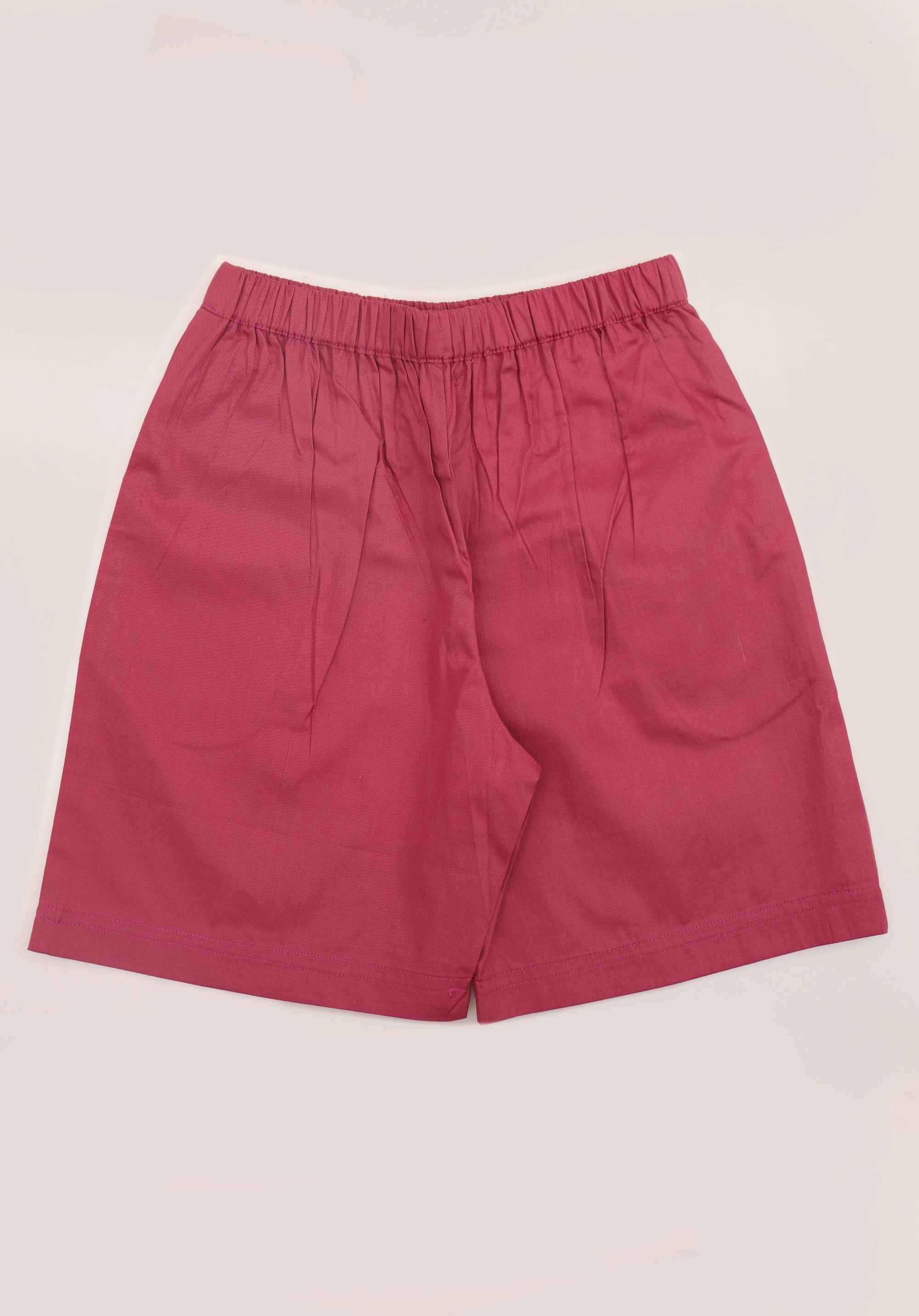 Boy's Cotton Twill shorts Raspberry