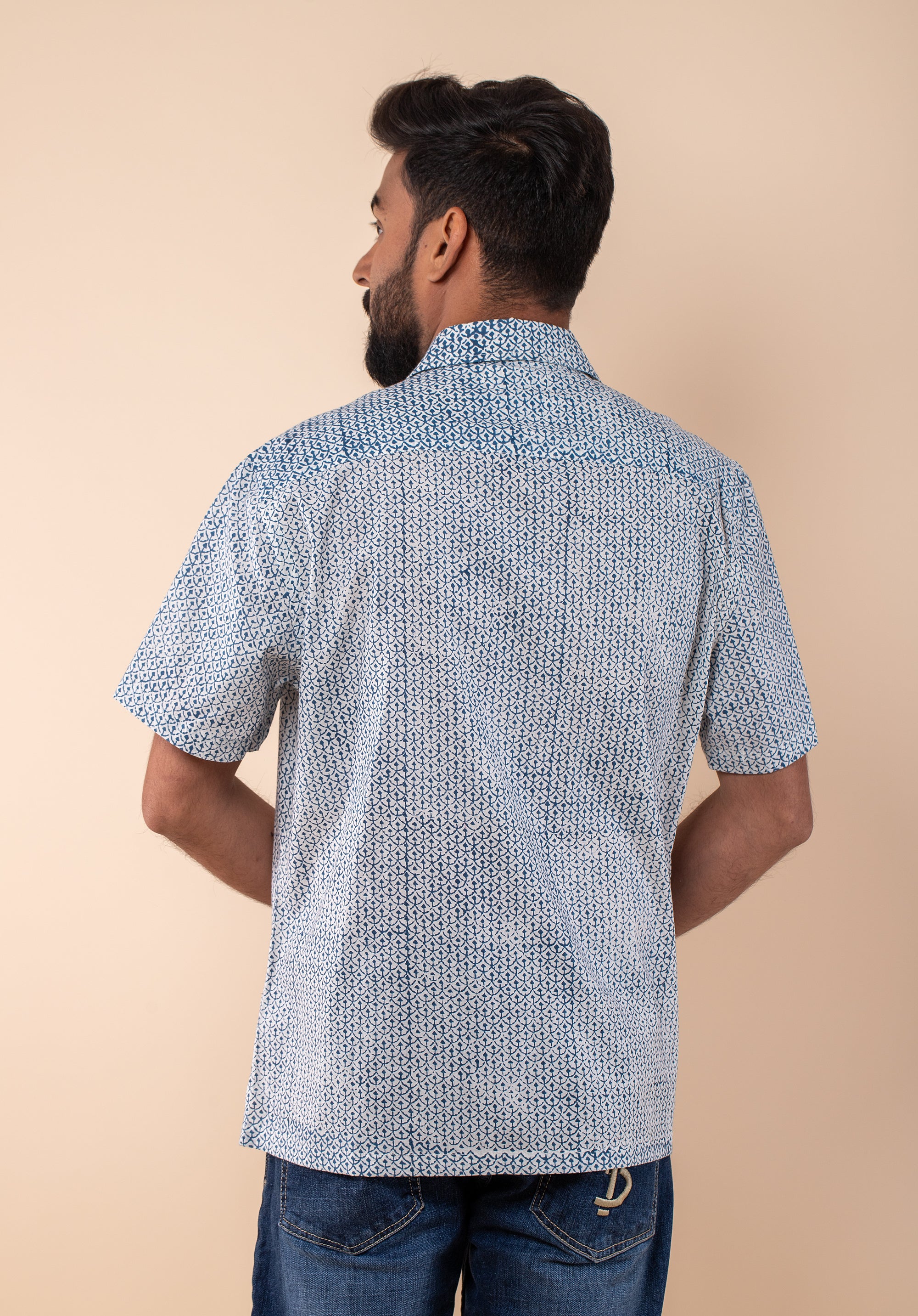 Block Printed Men's Shirt