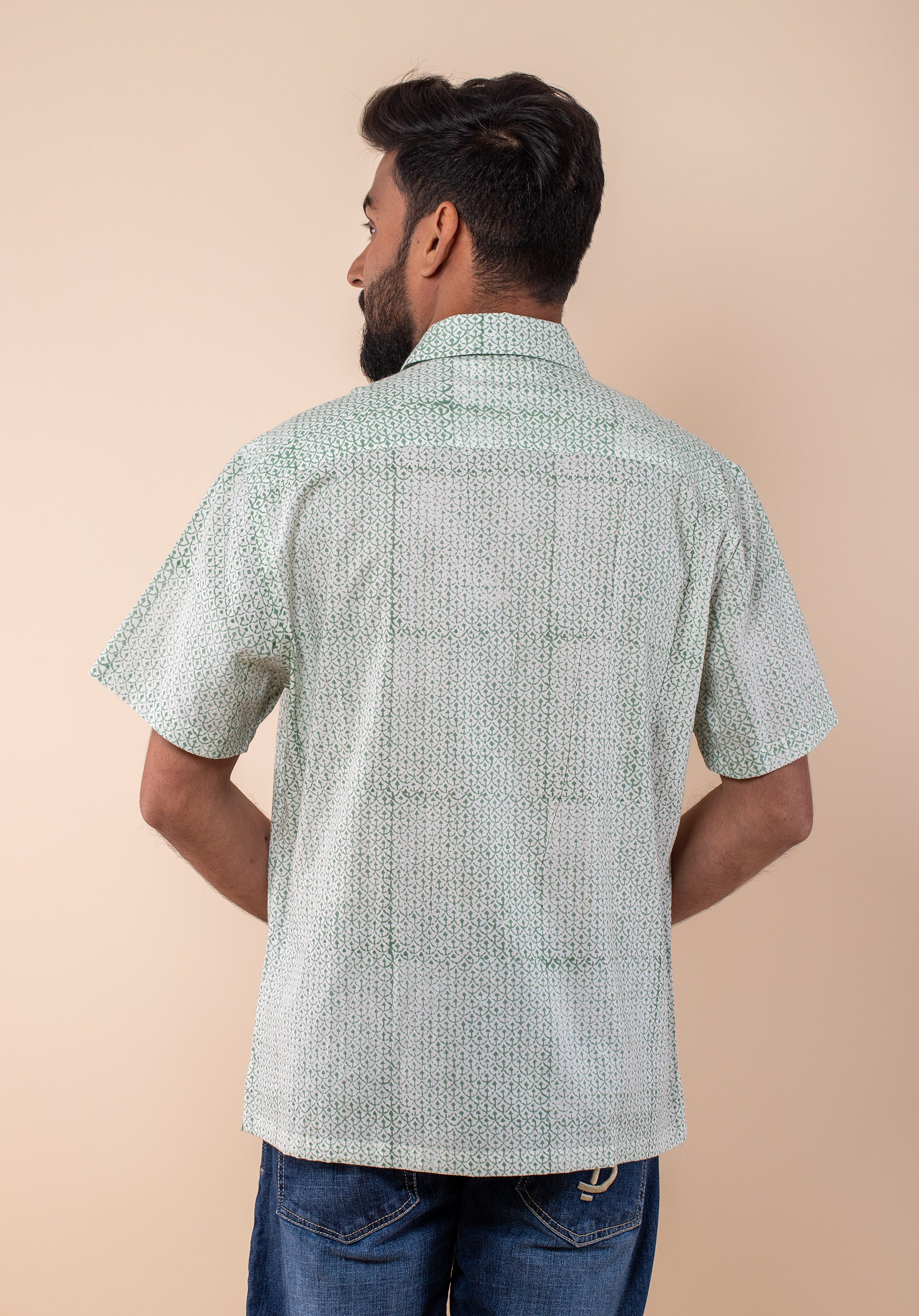 Block Printed Men's Shirt