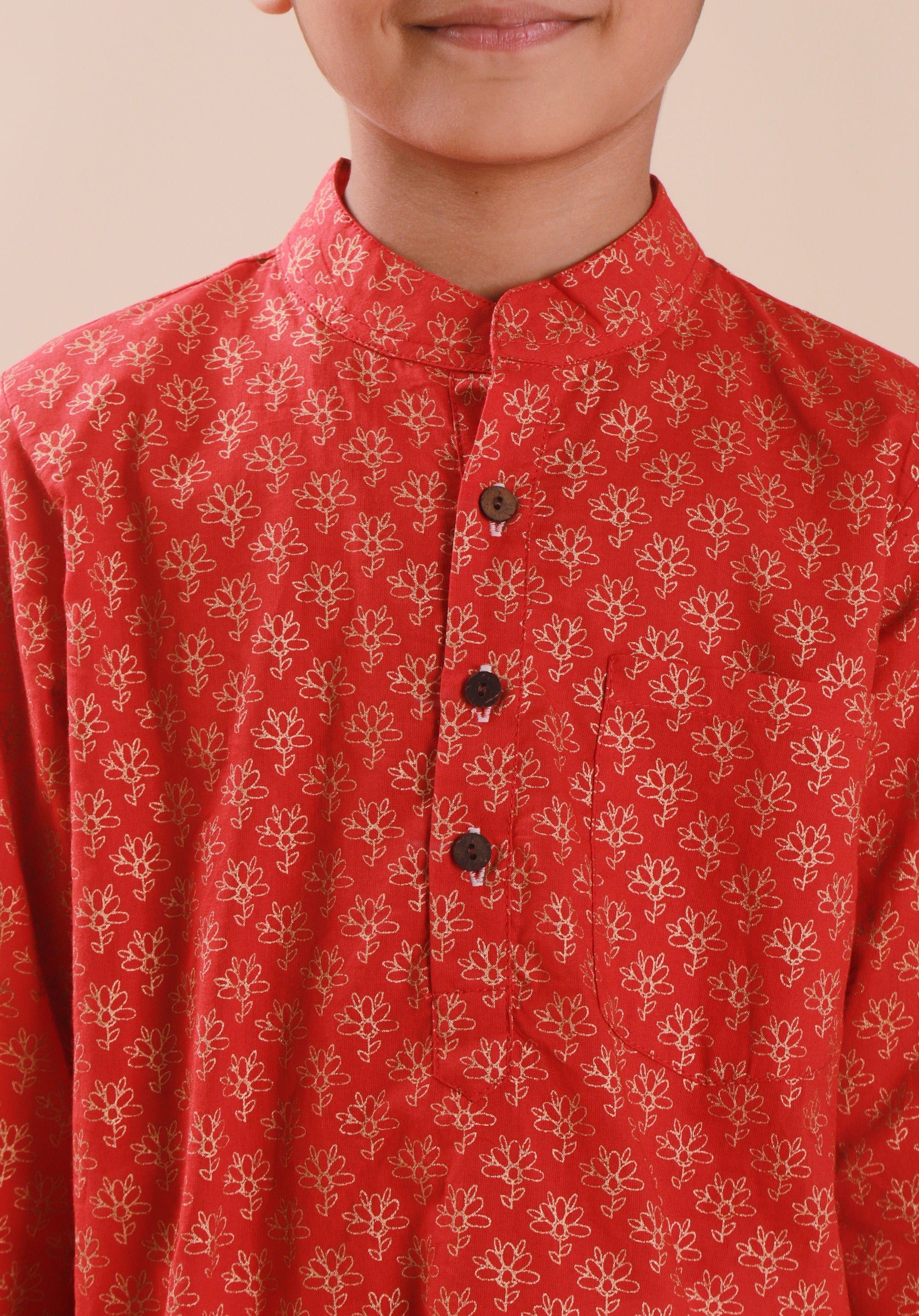 Boy's Printed Kurta