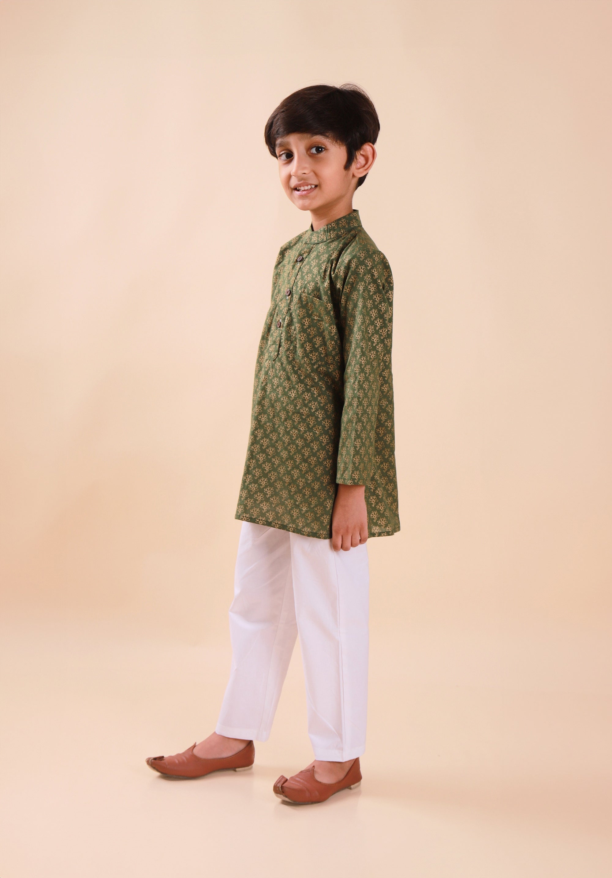 Boy's Printed Kurta