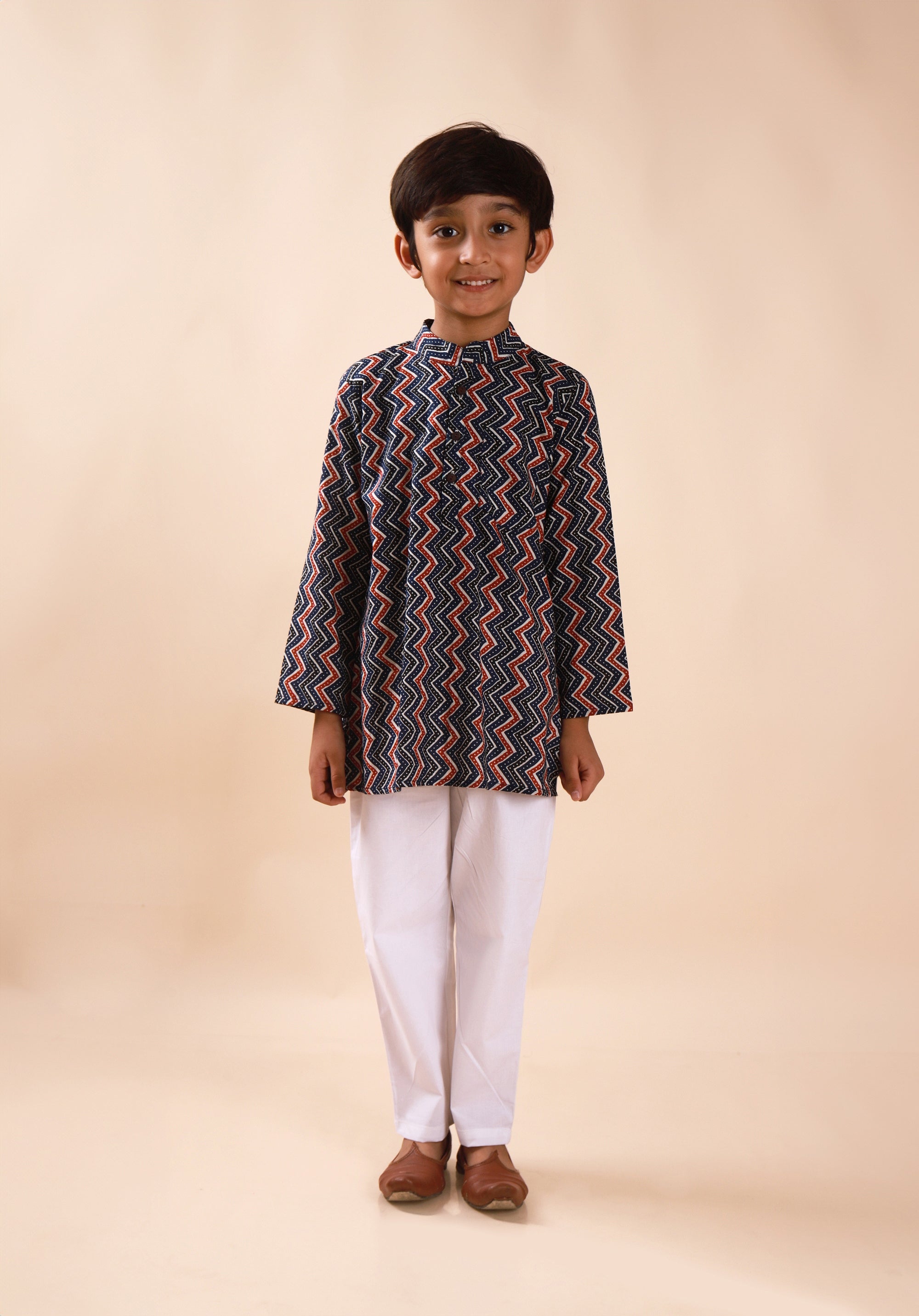 Boy's Printed Kurta