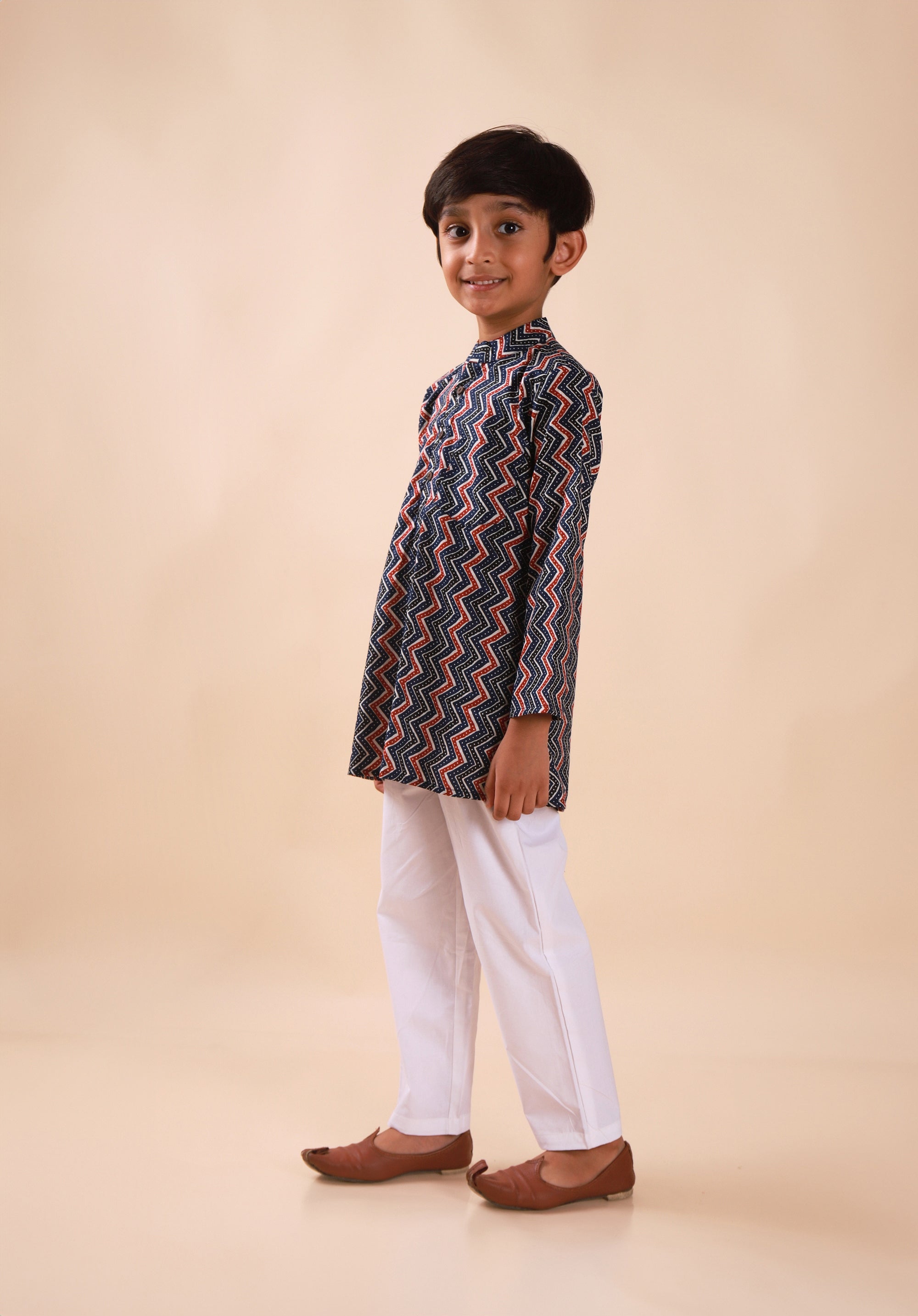 Boy's Printed Kurta