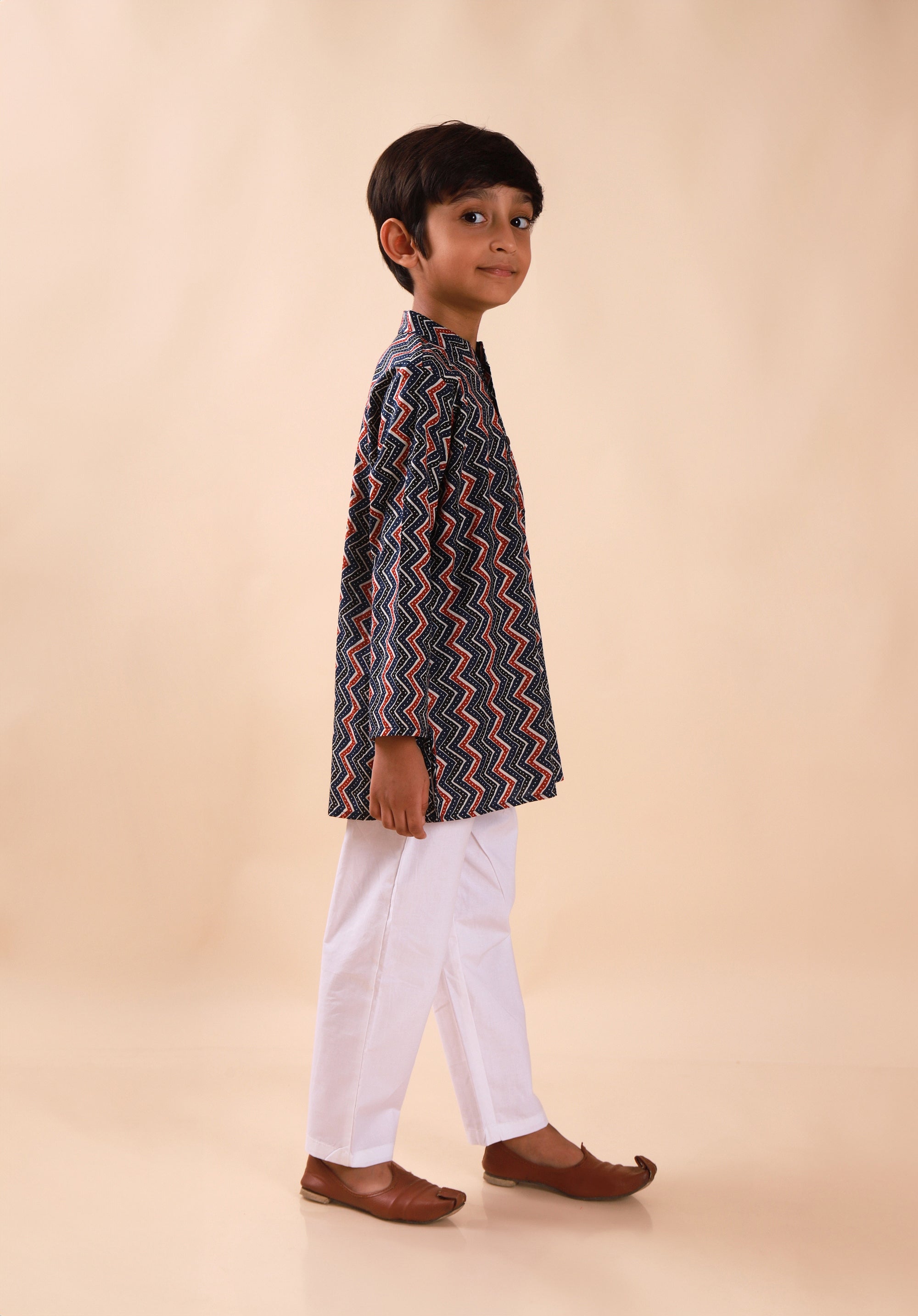 Boy's Printed Kurta