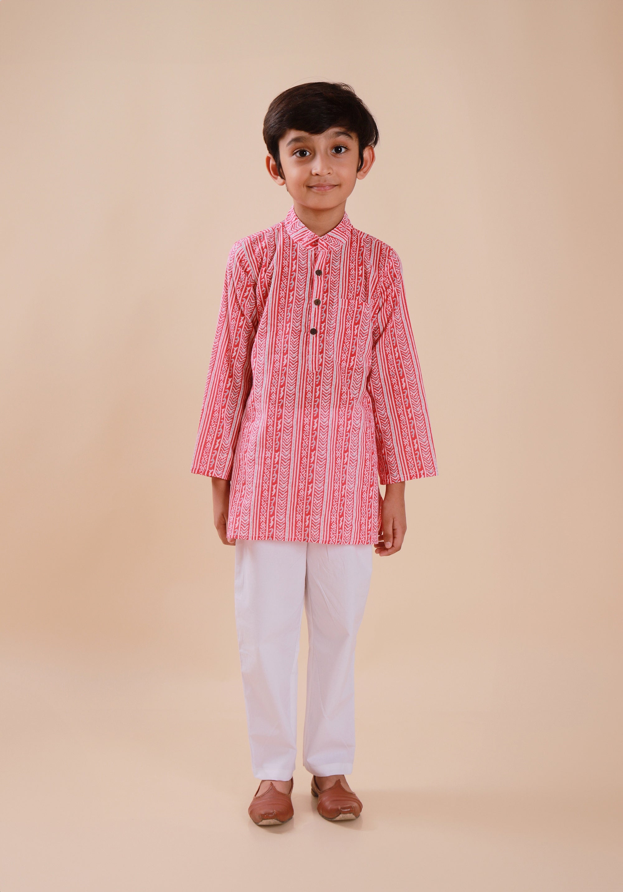 Boy's Printed Kurta