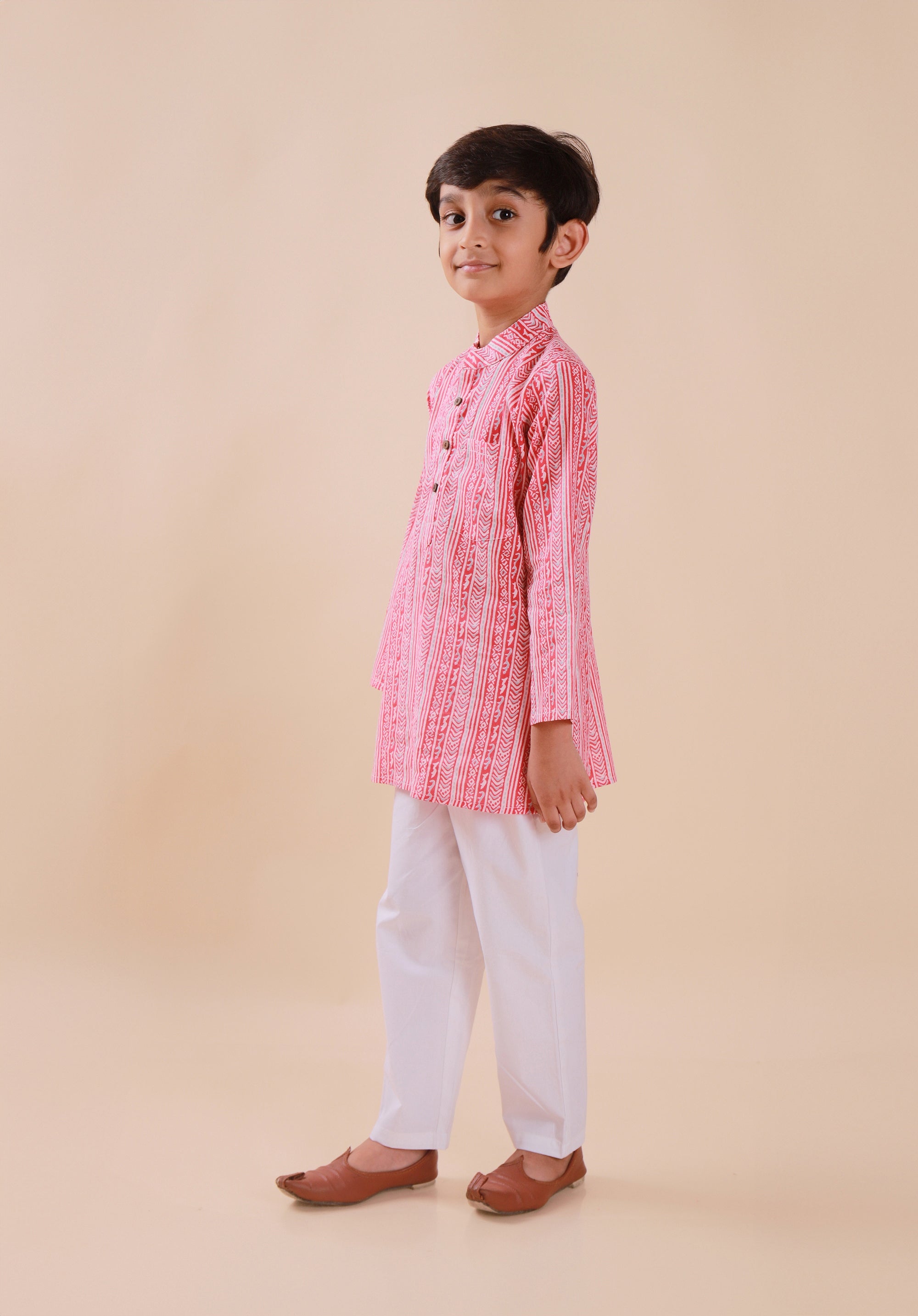 Boy's Printed Kurta