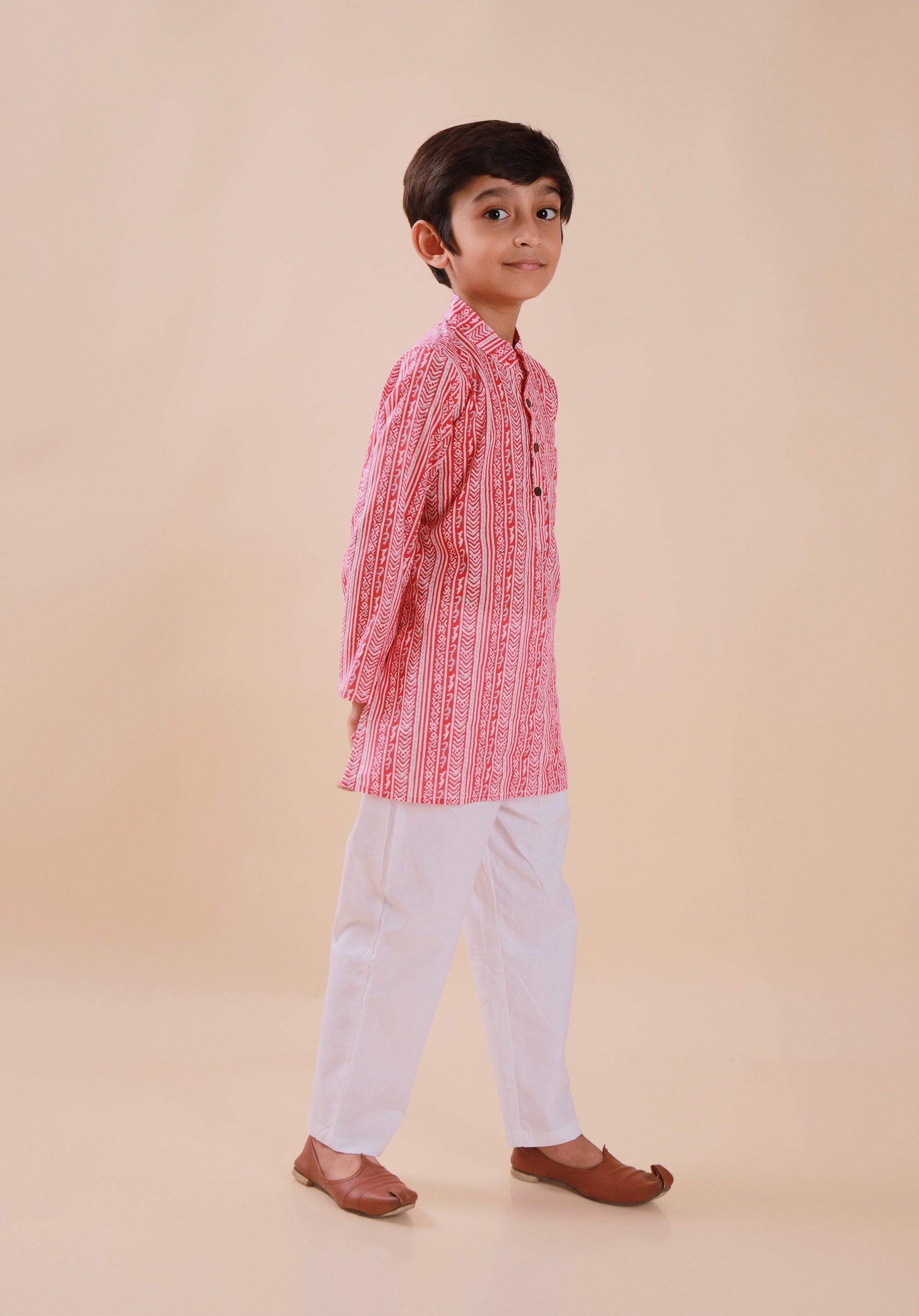 Boy's Printed Kurta