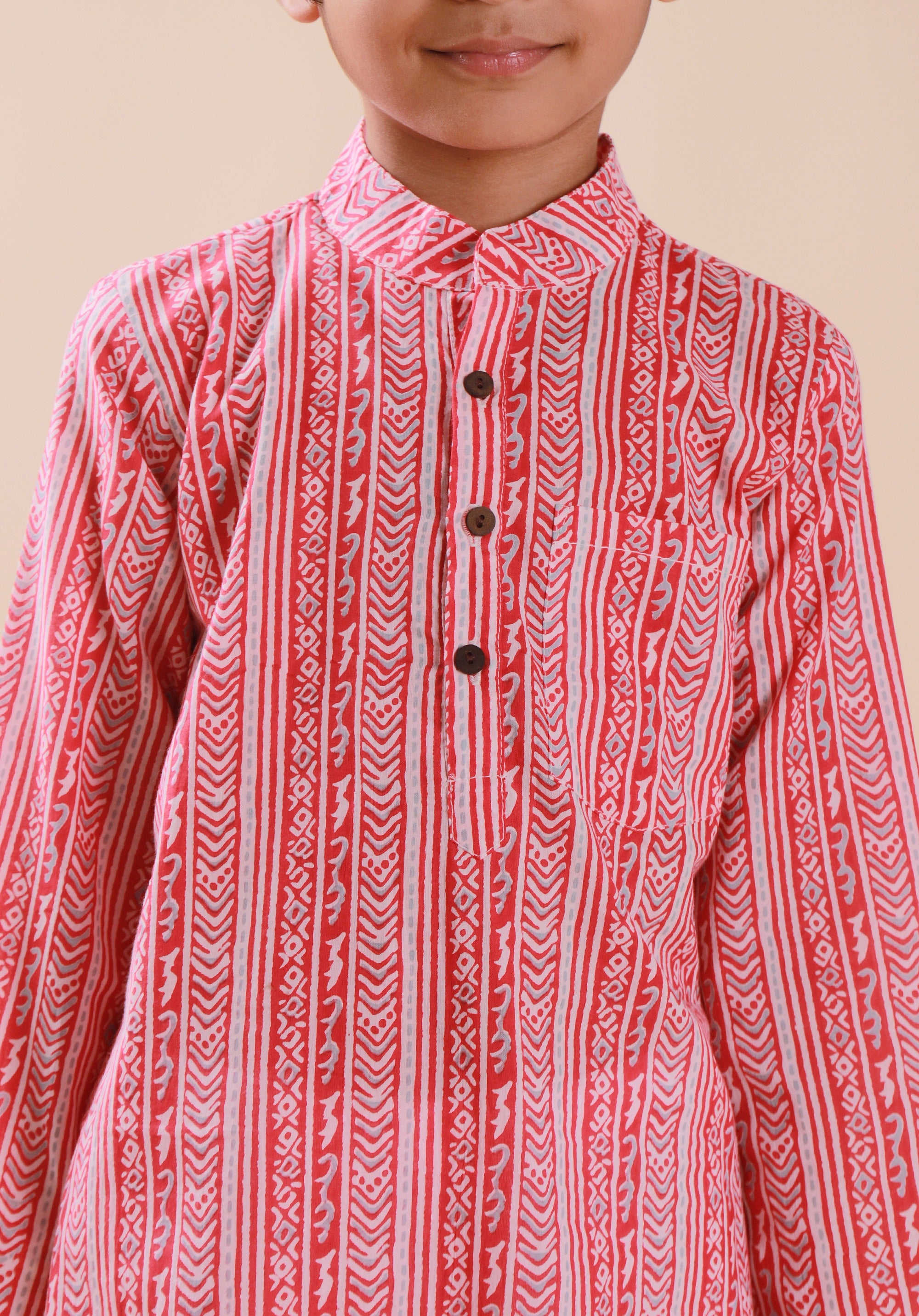 Boy's Printed Kurta