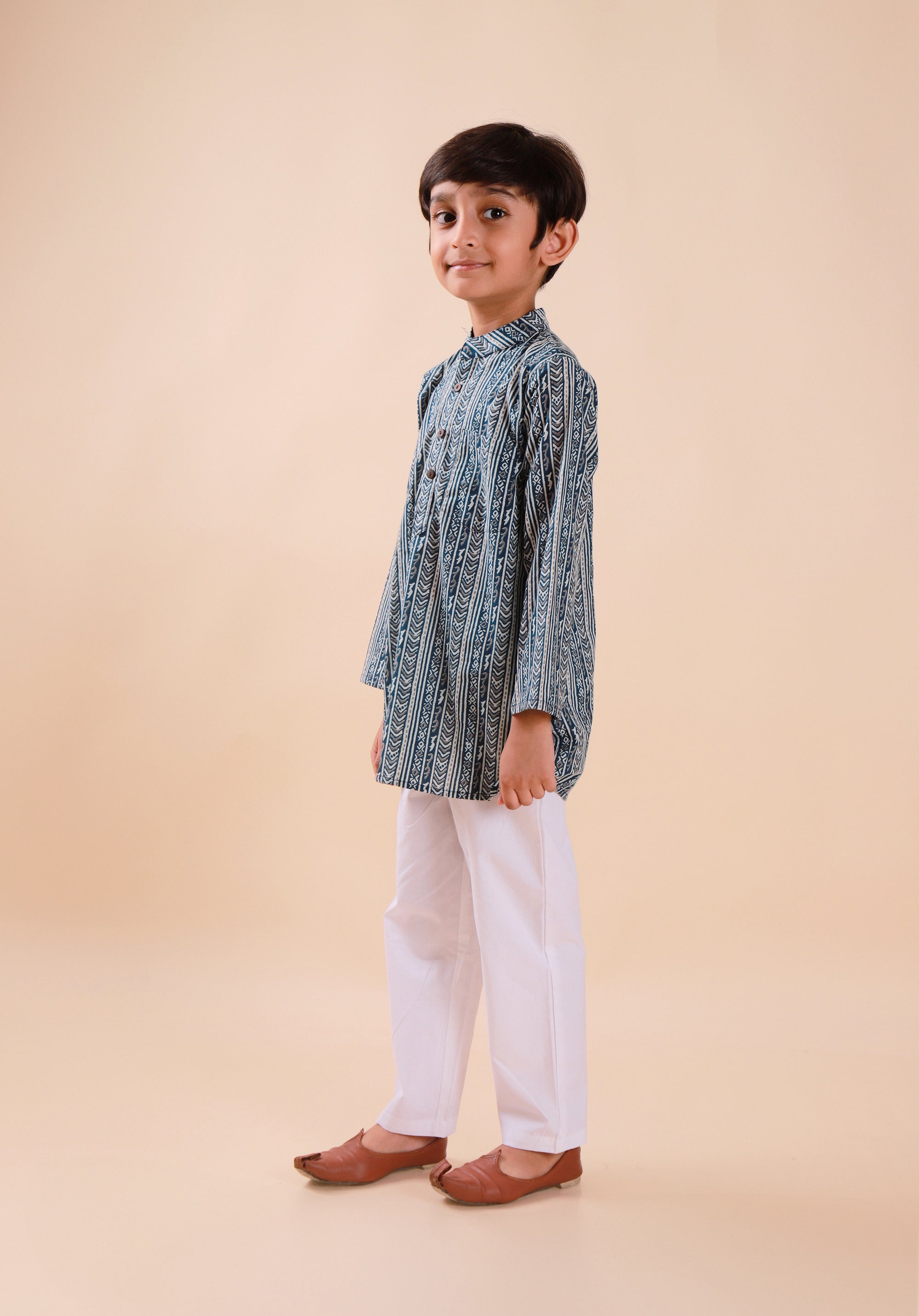 Boy's Printed Kurta