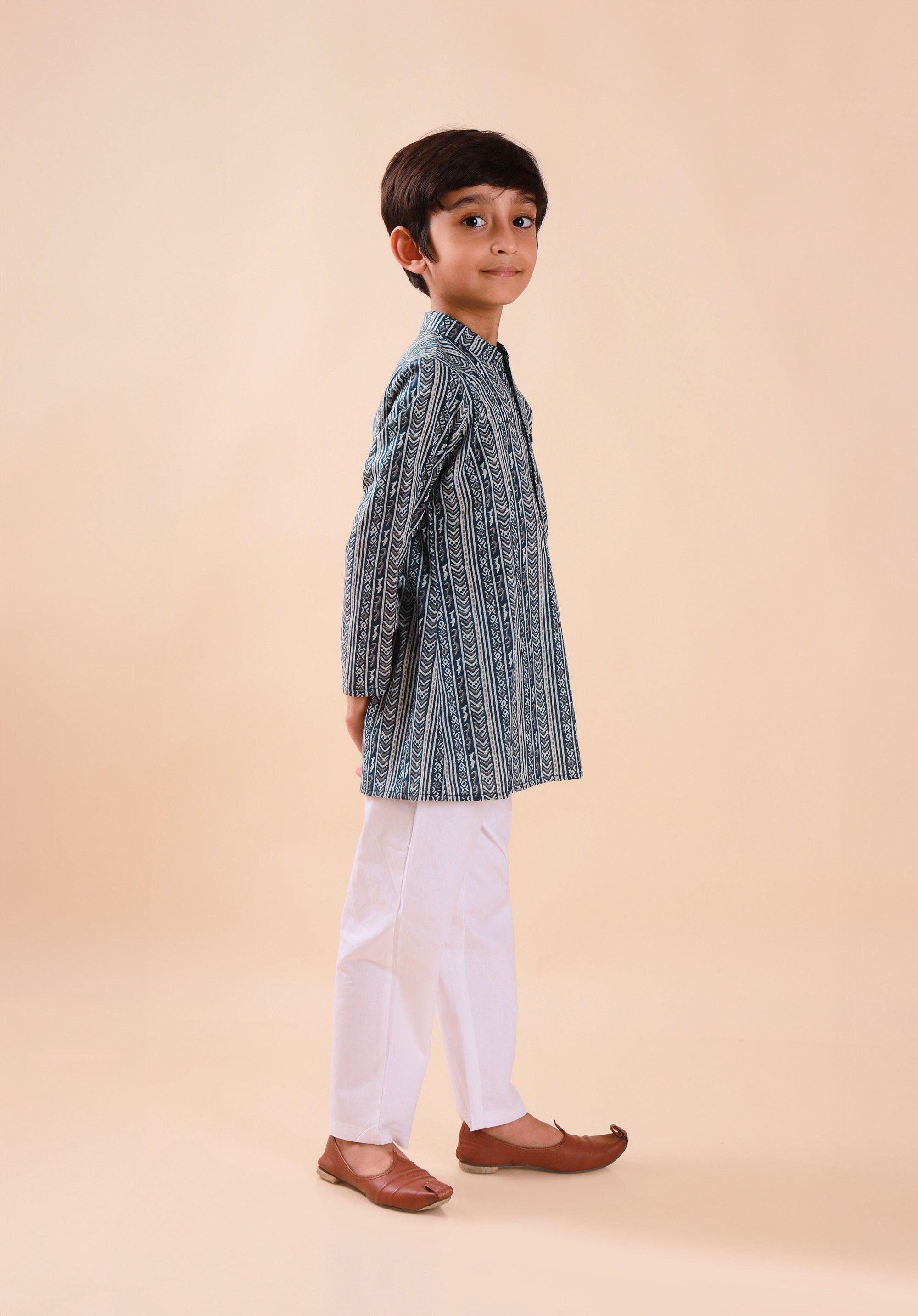 Boy's Printed Kurta