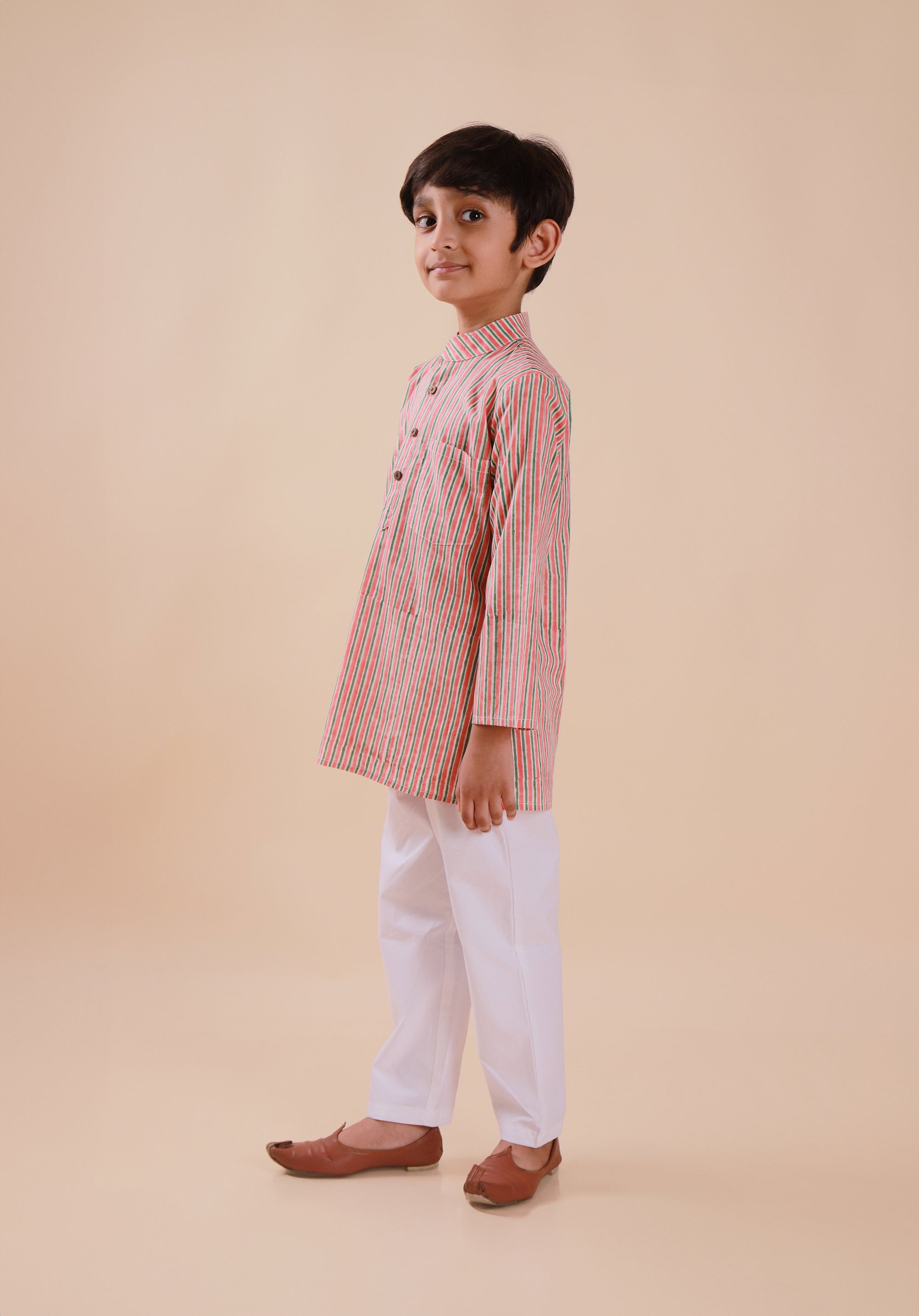 Boy's Printed Kurta