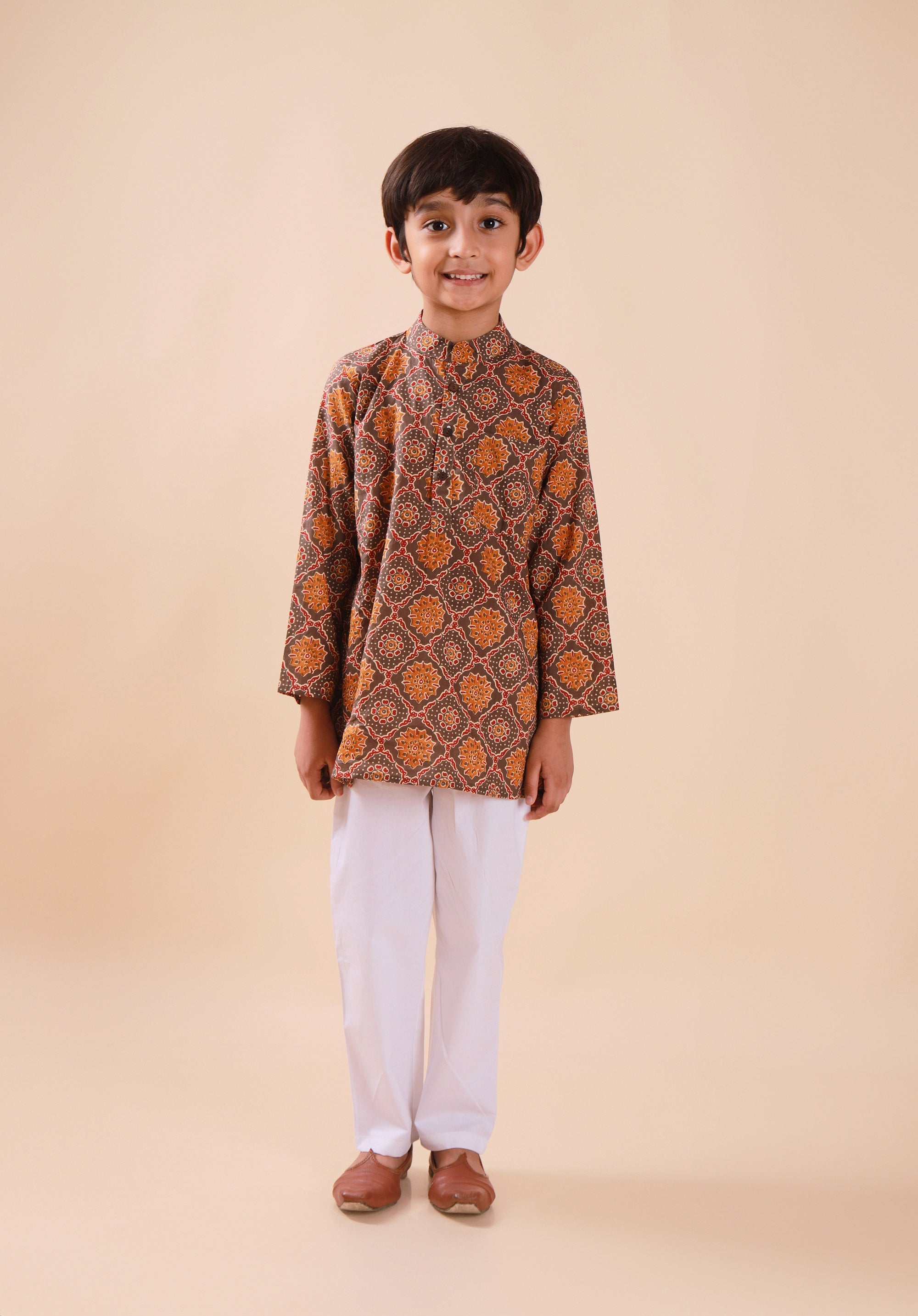 Boy's Printed Kurta
