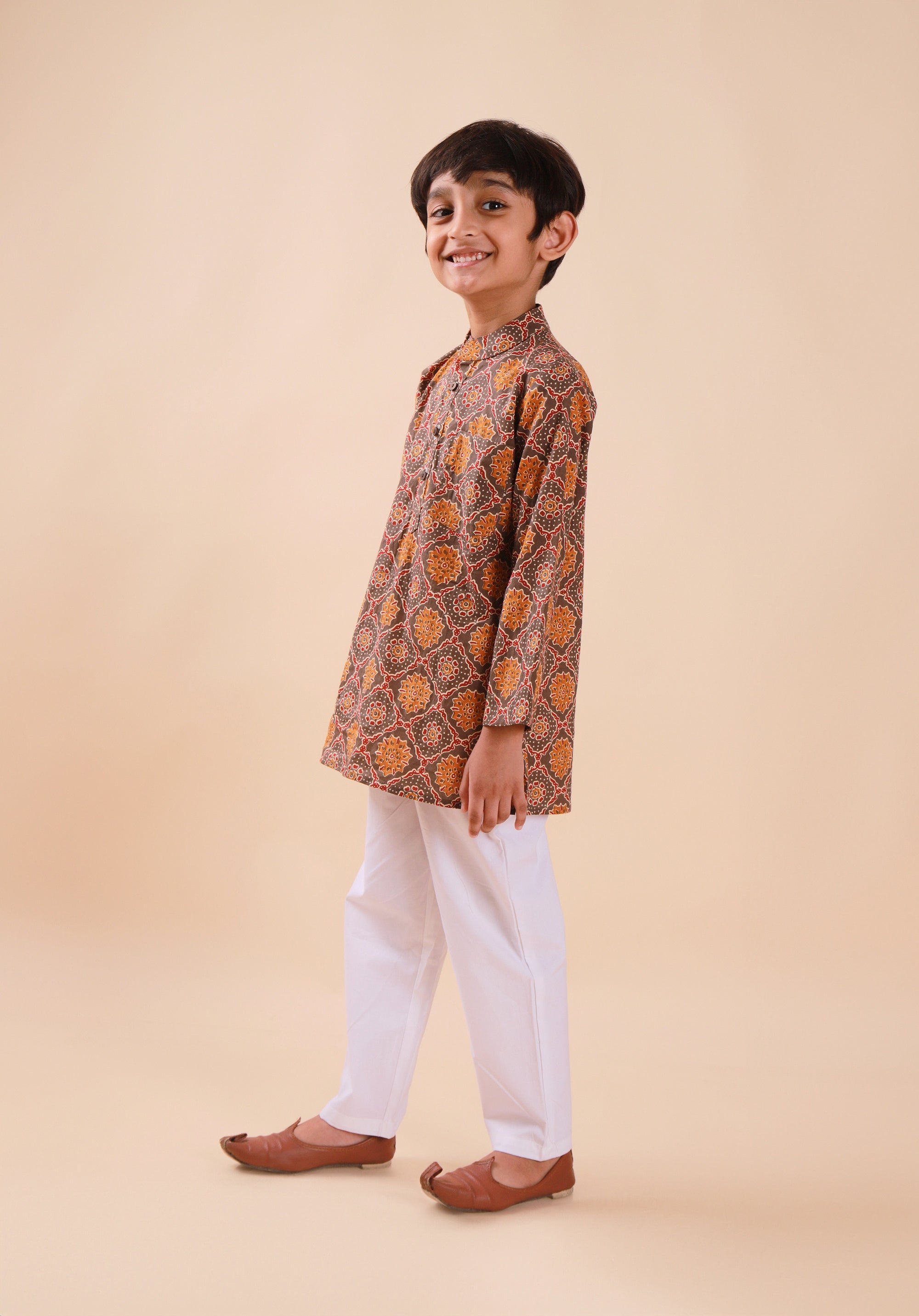 Boy's Printed Kurta