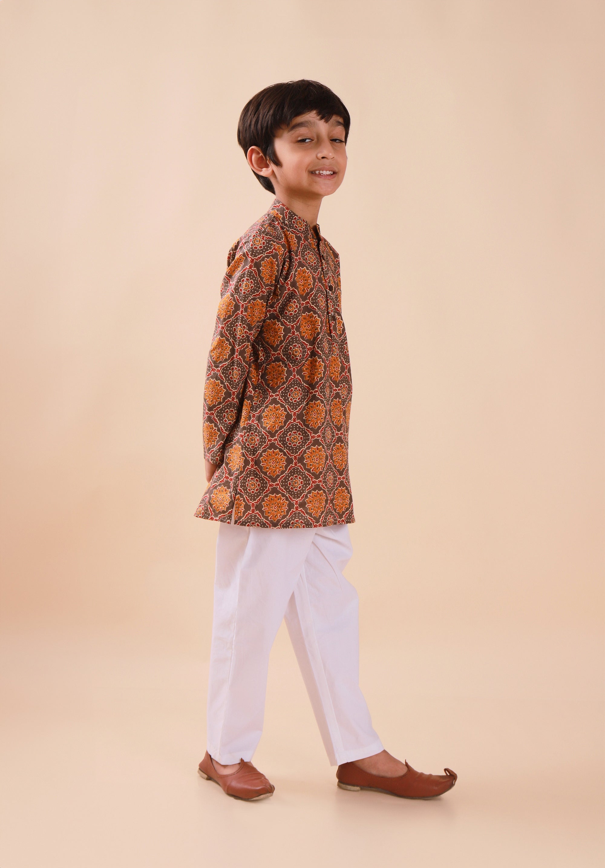 Boy's Printed Kurta