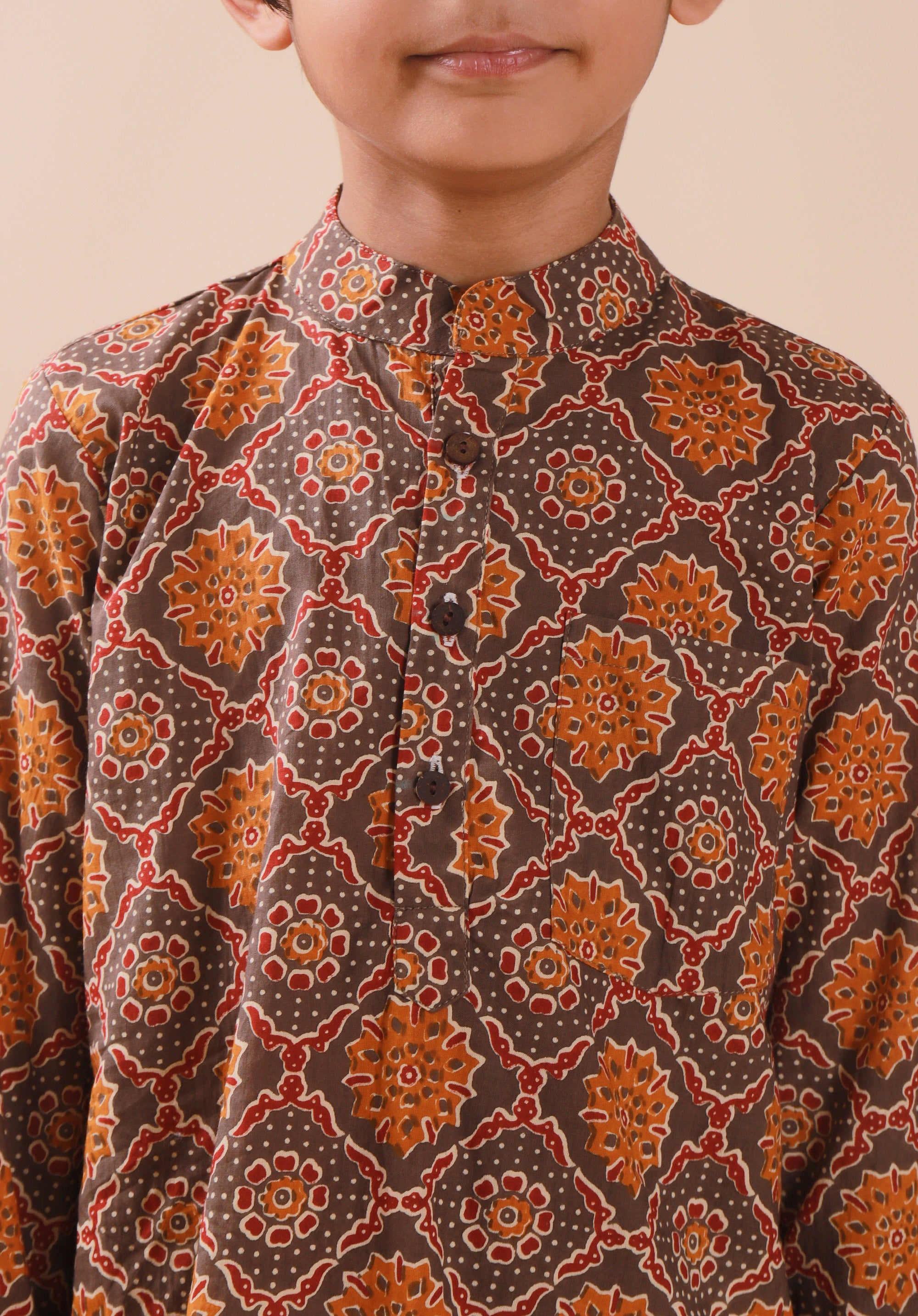 Boy's Printed Kurta