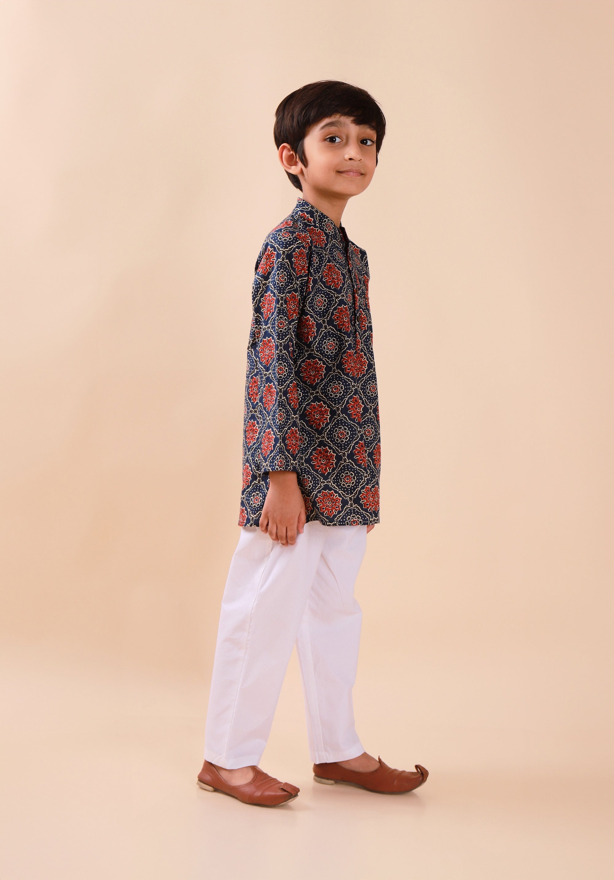 Boy's Printed Kurta