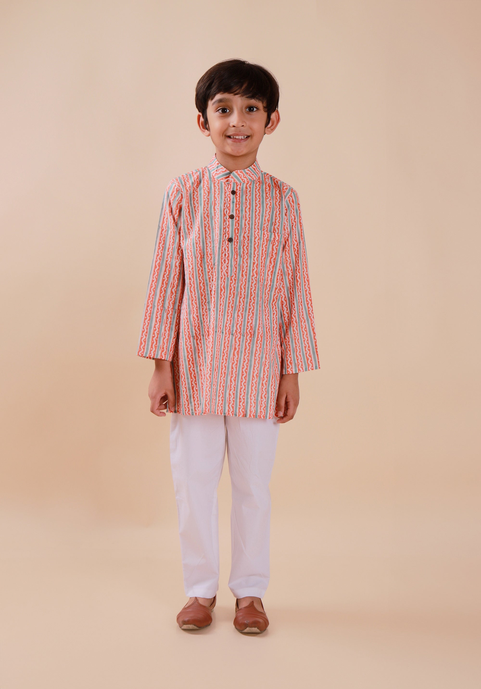 Boy's Printed Kurta