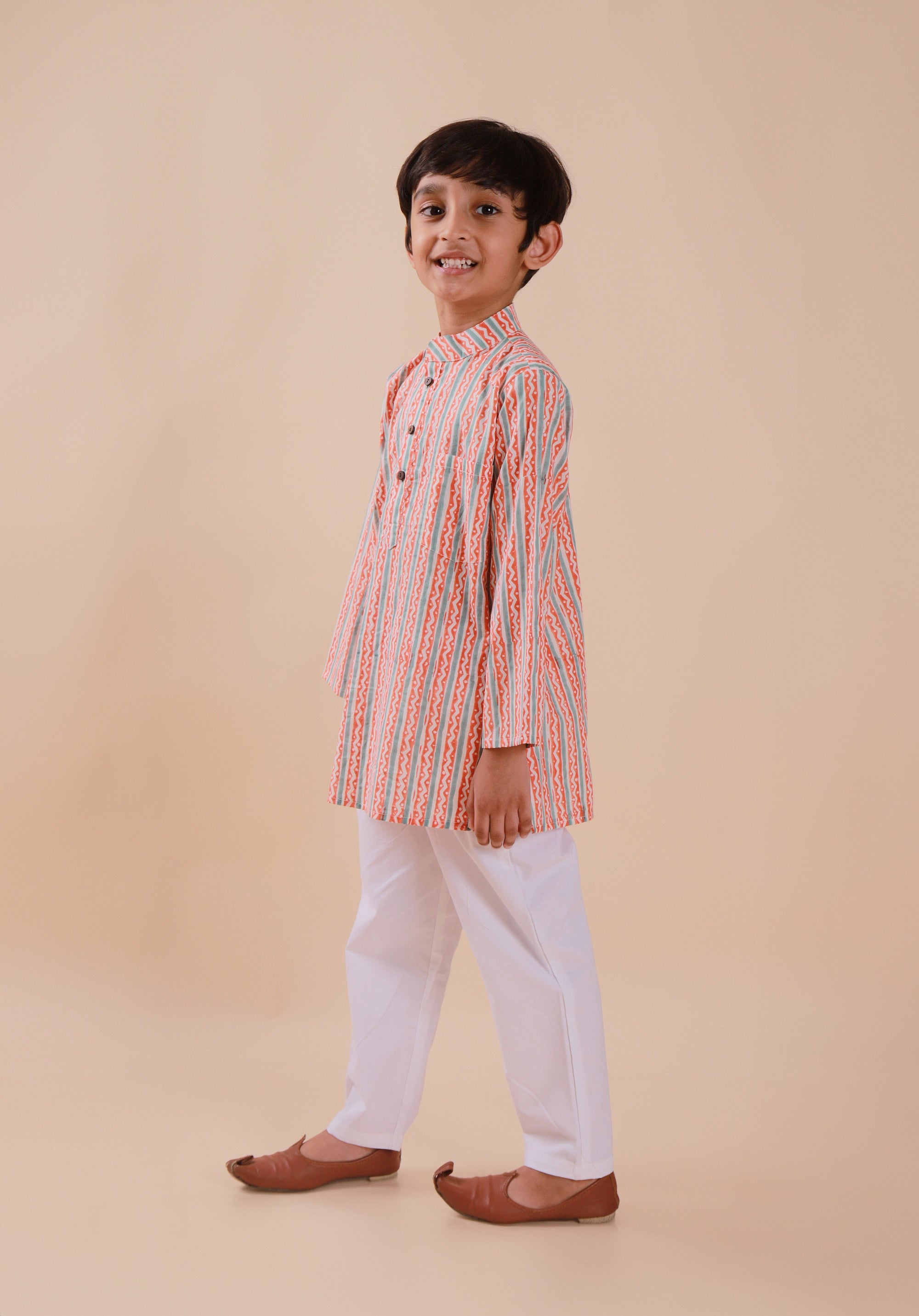 Boy's Printed Kurta