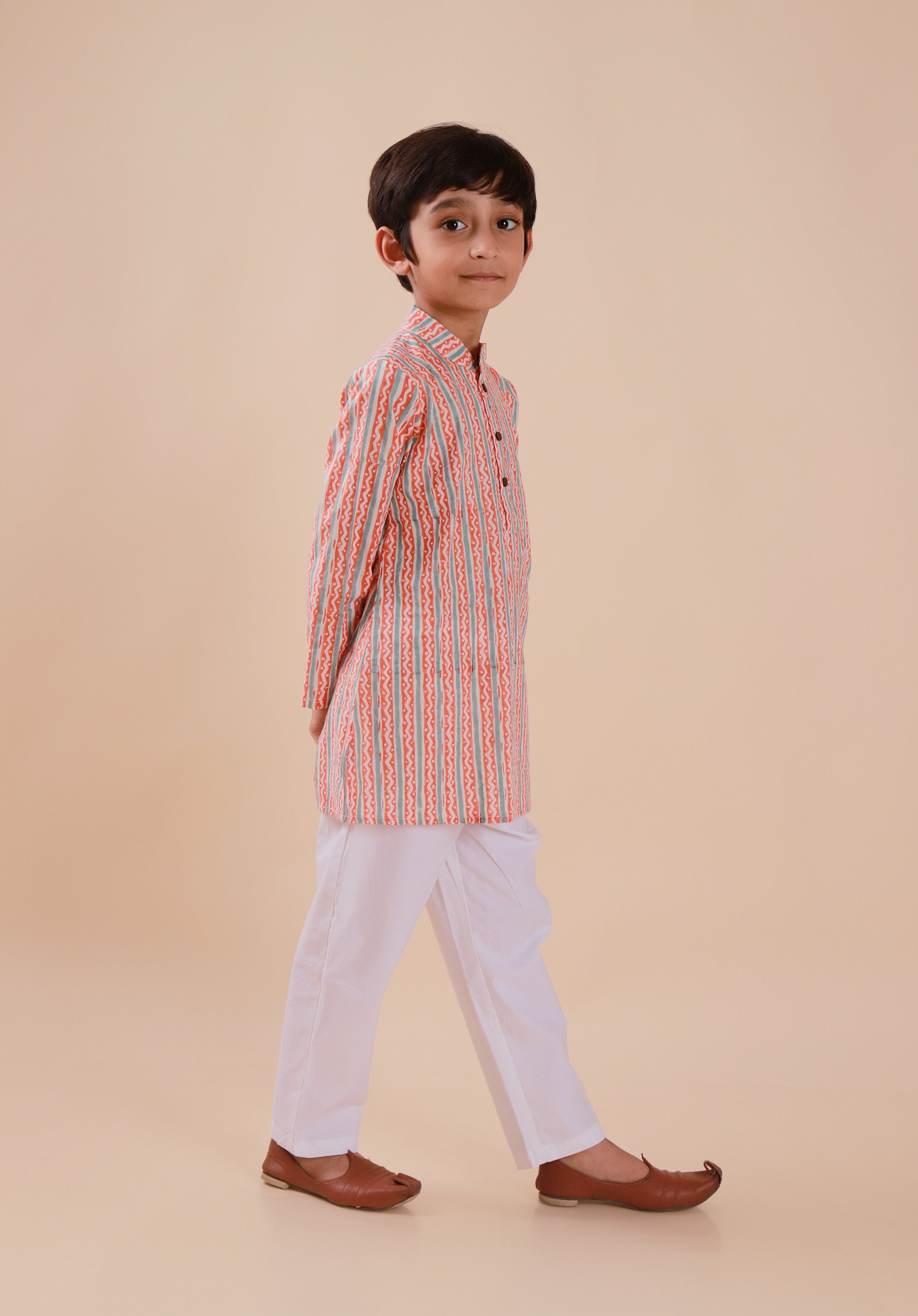Boy's Printed Kurta