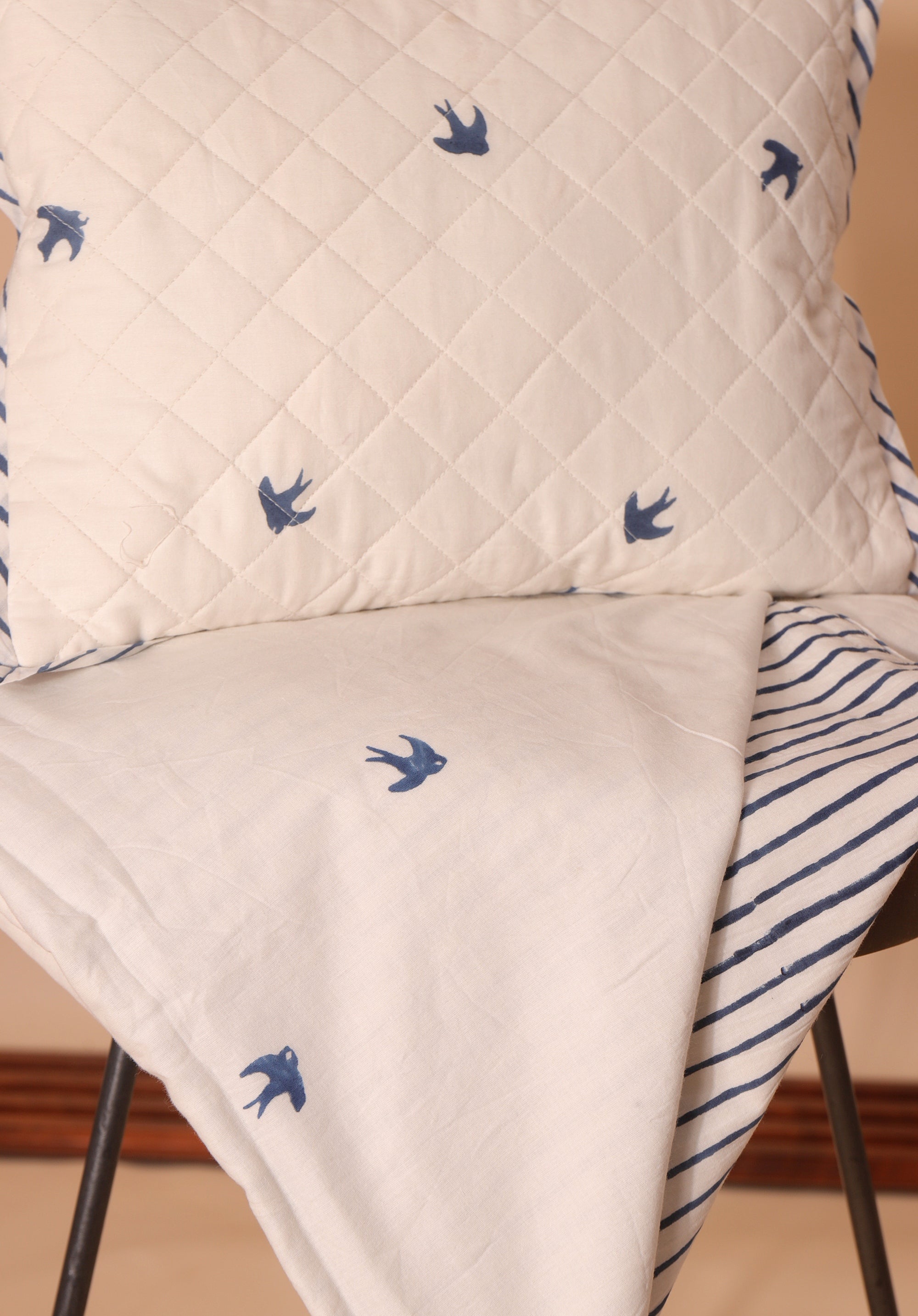 Skylark Baby Bedding Set Blue