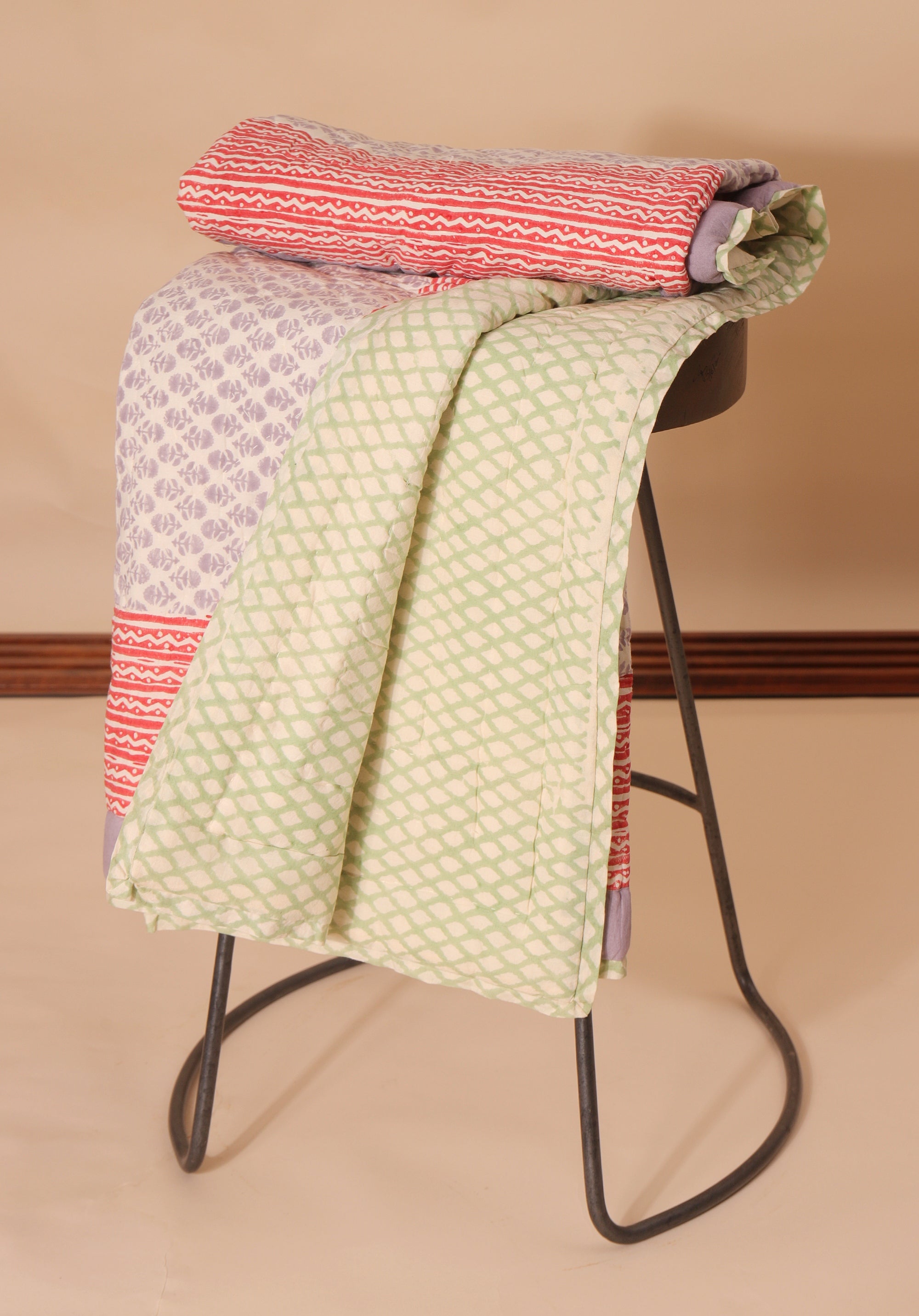 Meera Baby Quilt Purple