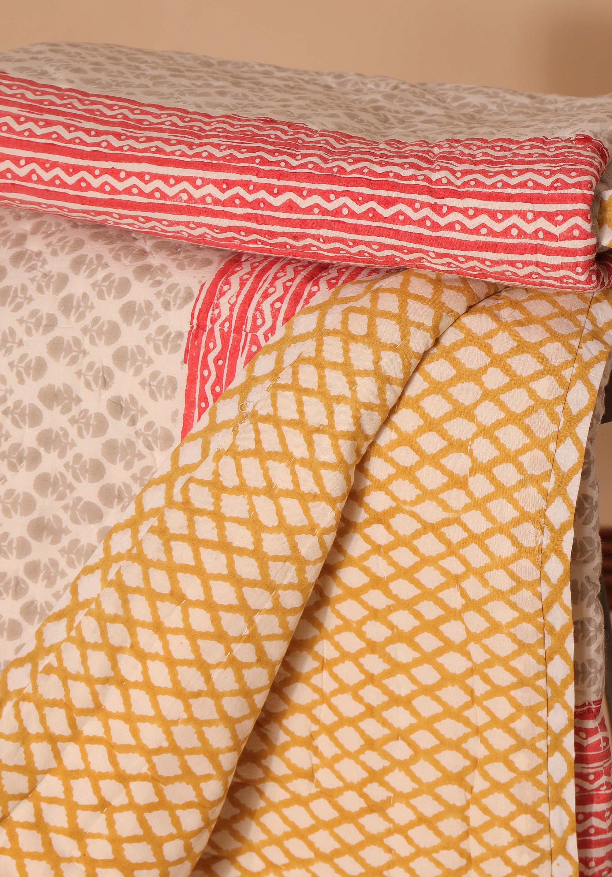 Meera Baby Quilt Beige