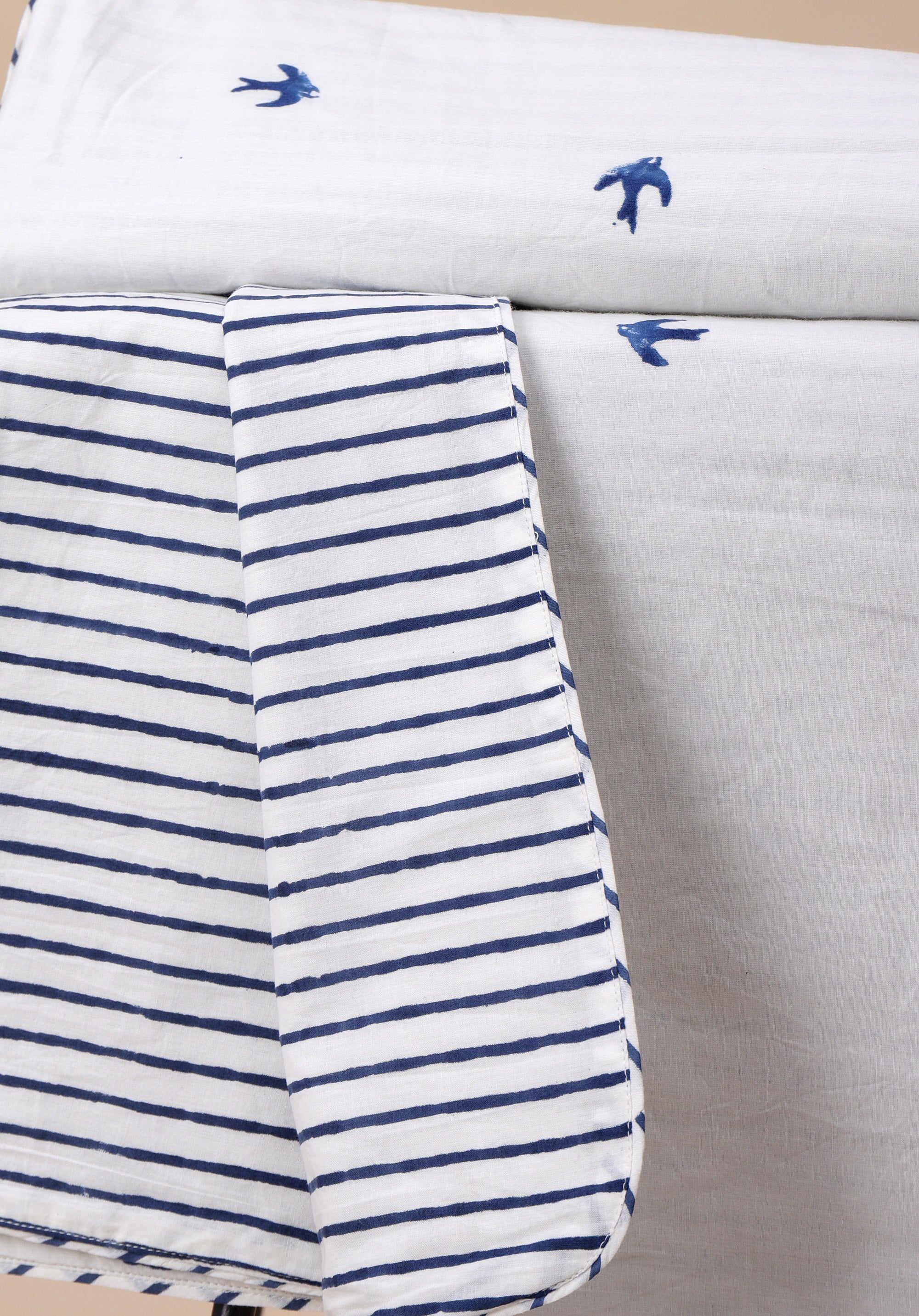 Skylark Baby Bedding Set Blue