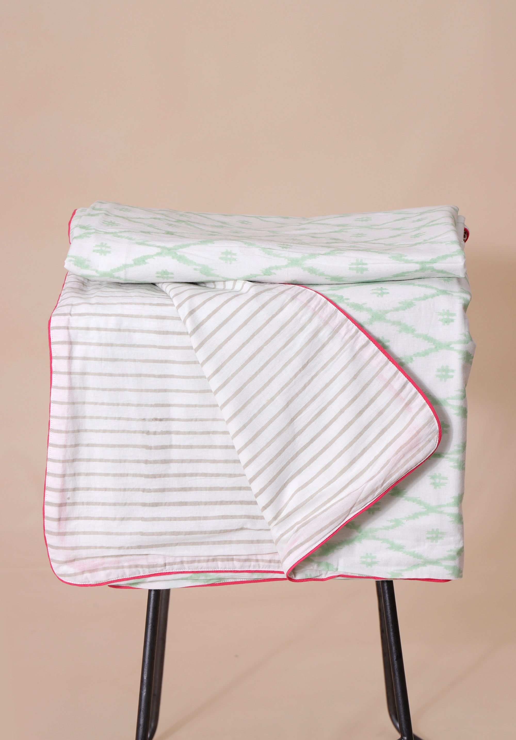 Ikkat Blanket Mint