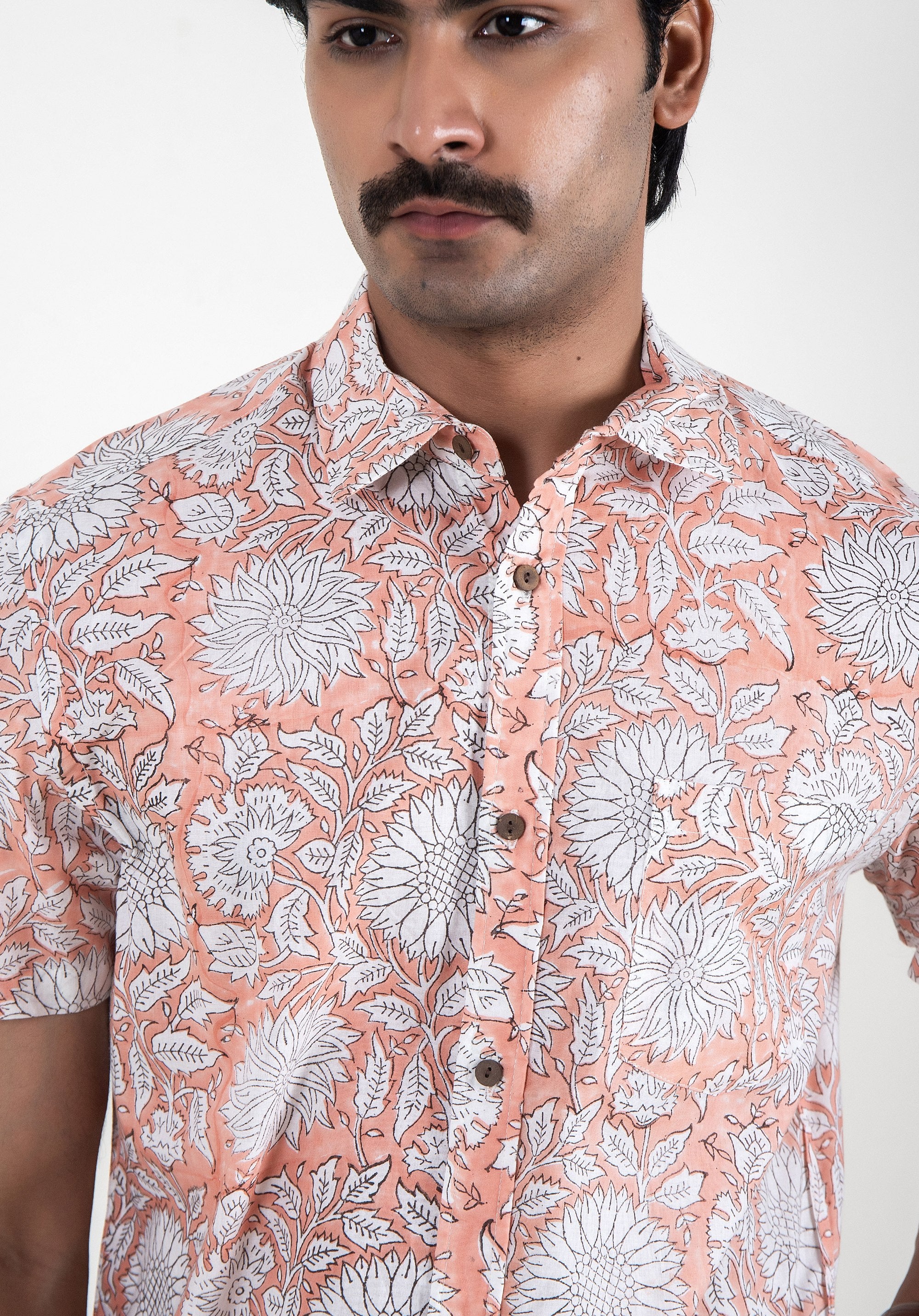 Block Printed Men's Shirt