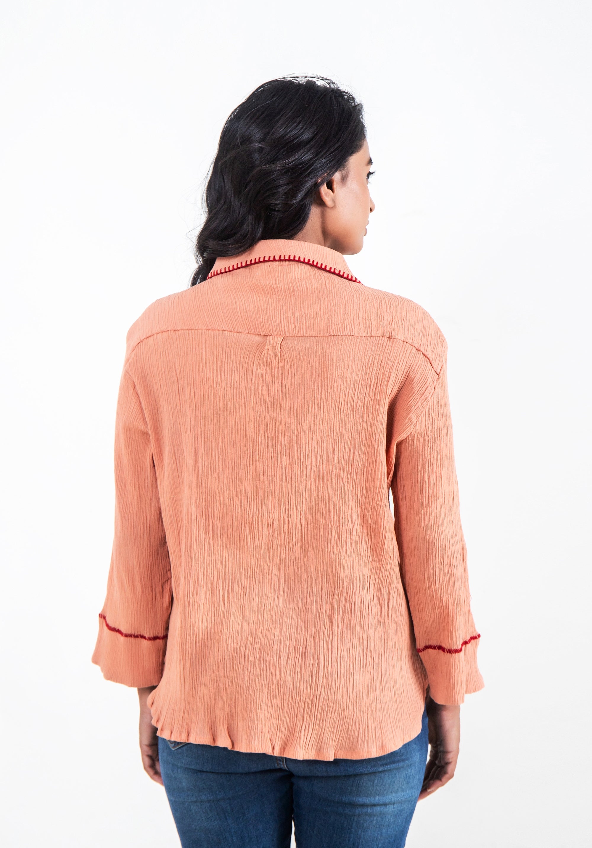 Women Oversized Piyu shirt Nude