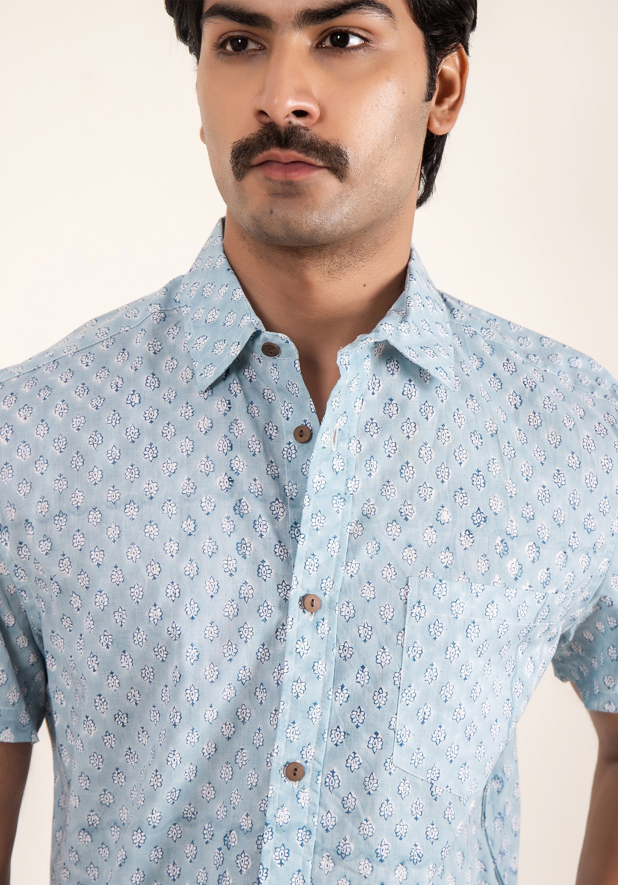 Block Printed Men's Shirt