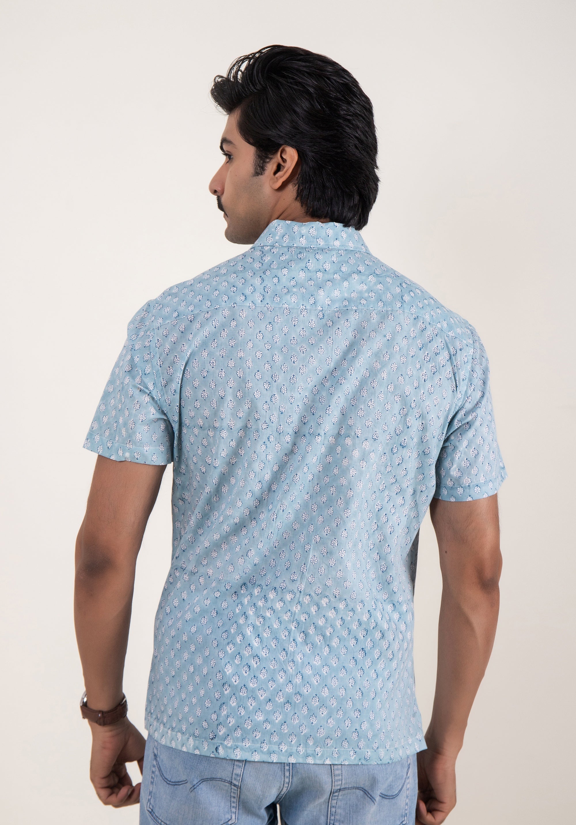 Block Printed Men's Shirt
