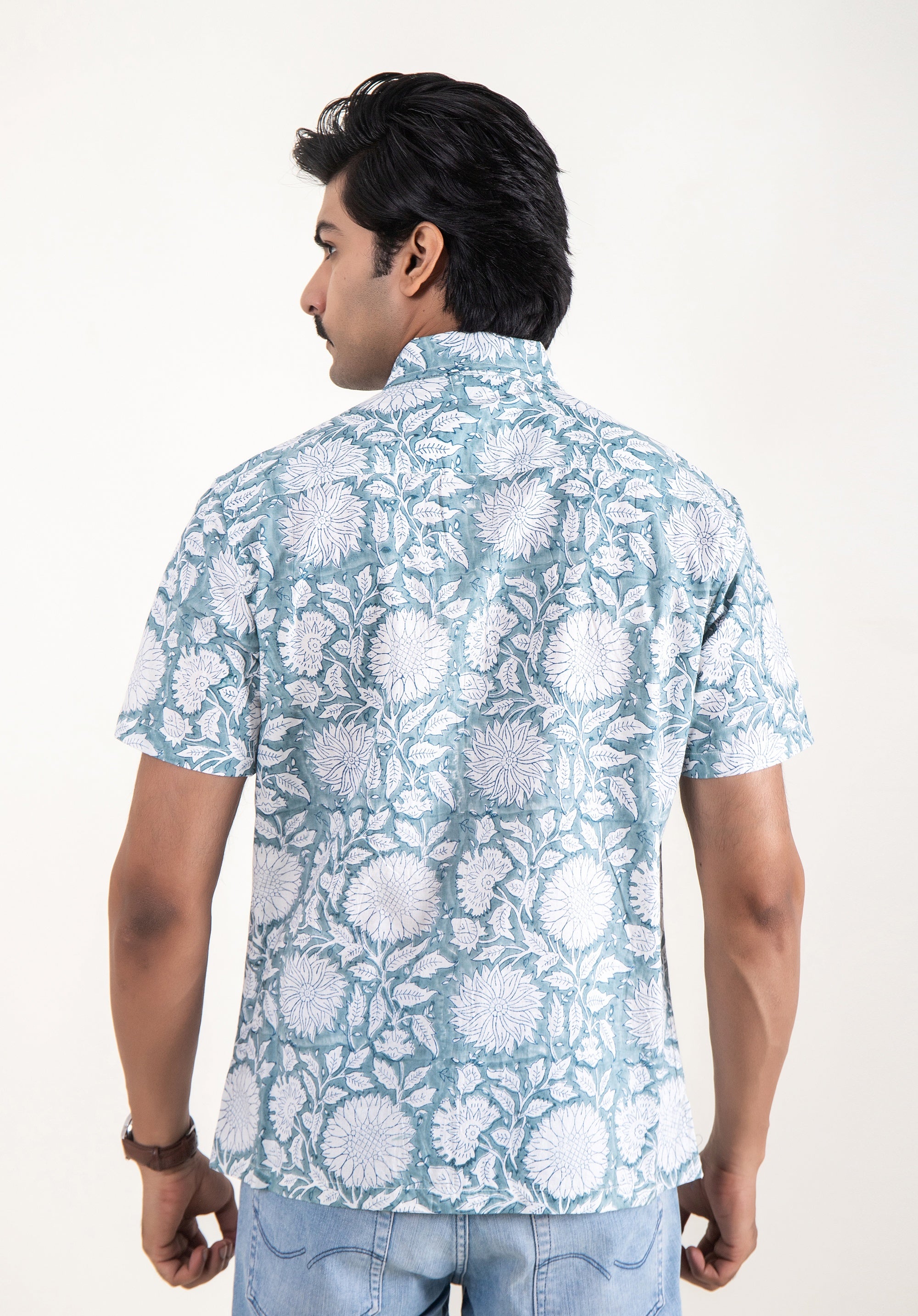 Block Printed Men's Shirt