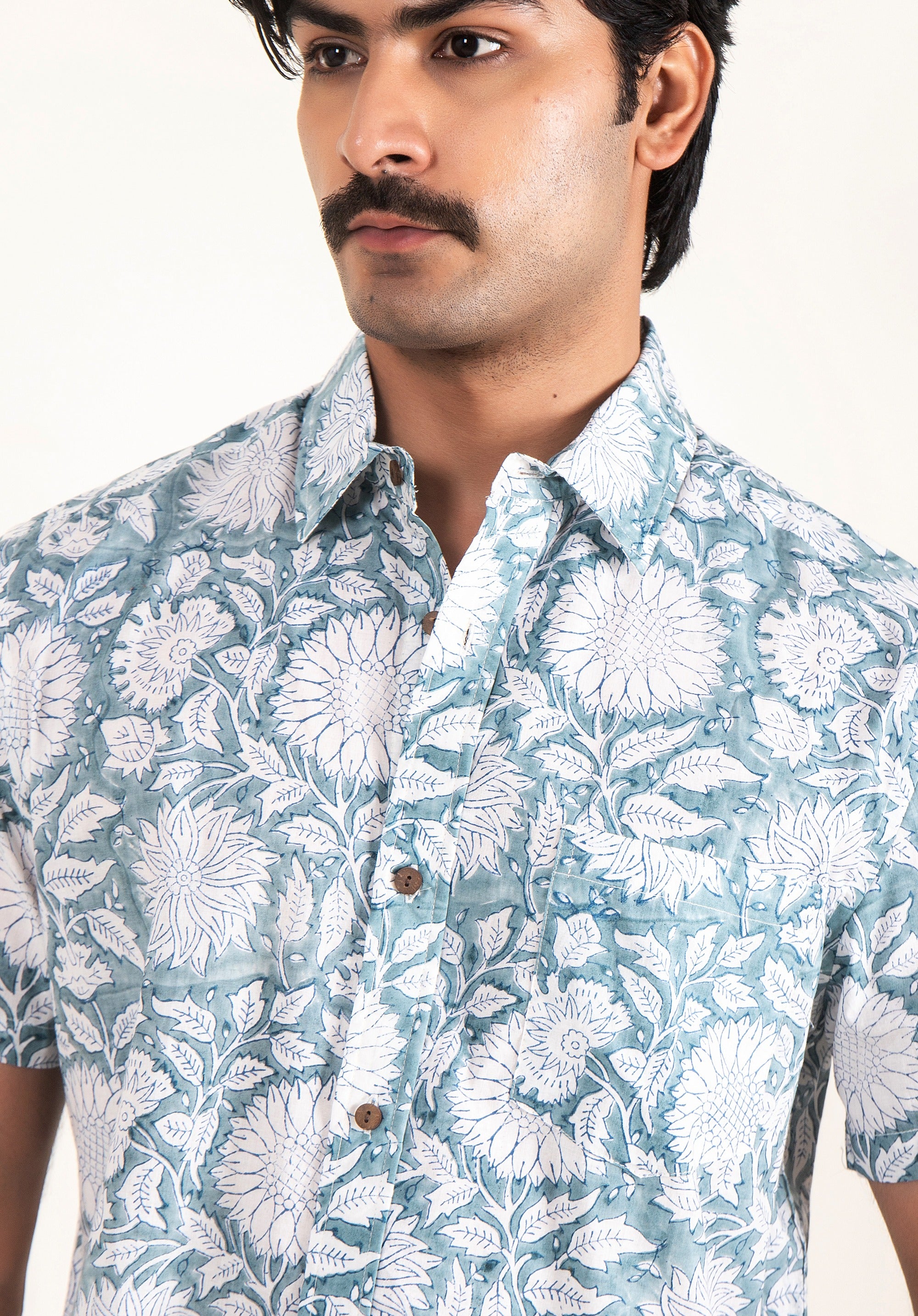 Block Printed Men's Shirt
