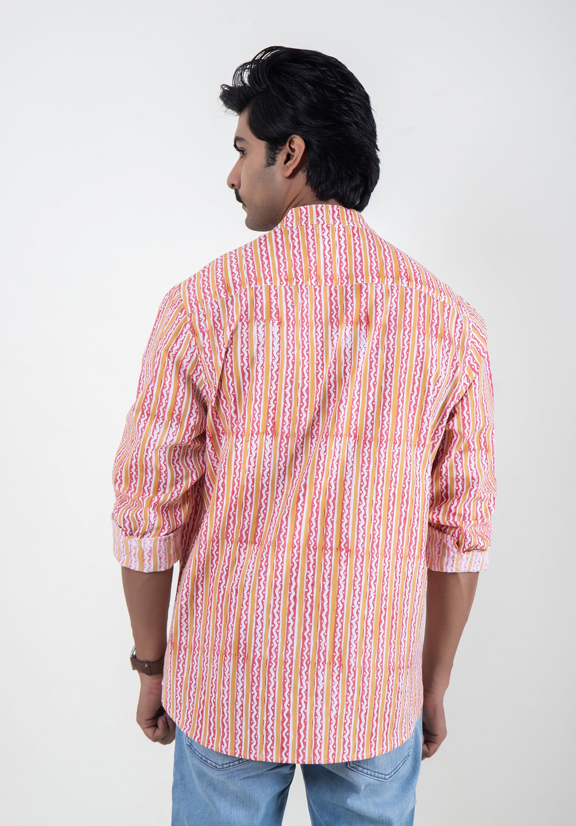 Block Printed Men's Shirt